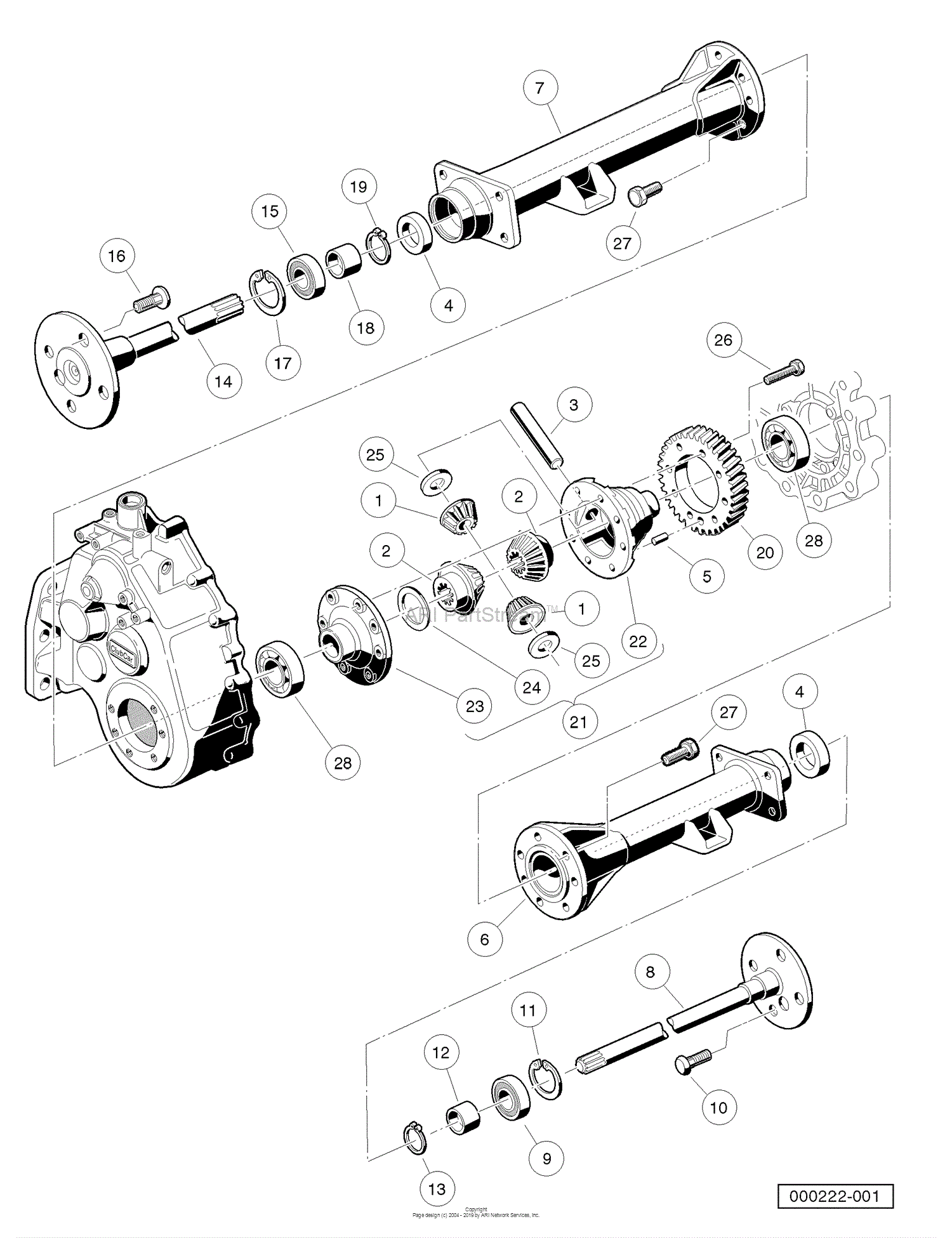 Husqvarna HUV 4210 GXP (2006-11) Parts Diagram for Transaxle ...