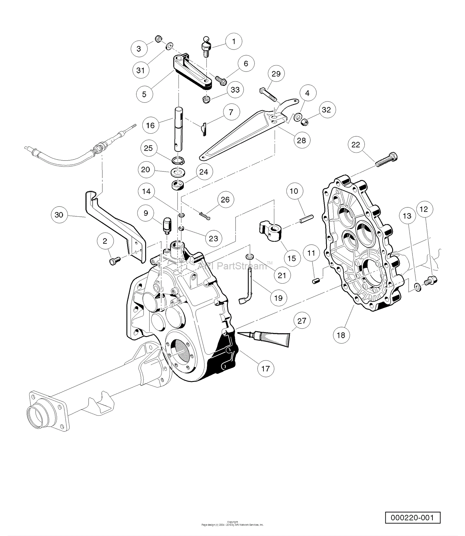 Husqvarna Huv 4210 Gxp 2006 11 Parts Diagram For Transaxle Gear Cases And Brackets