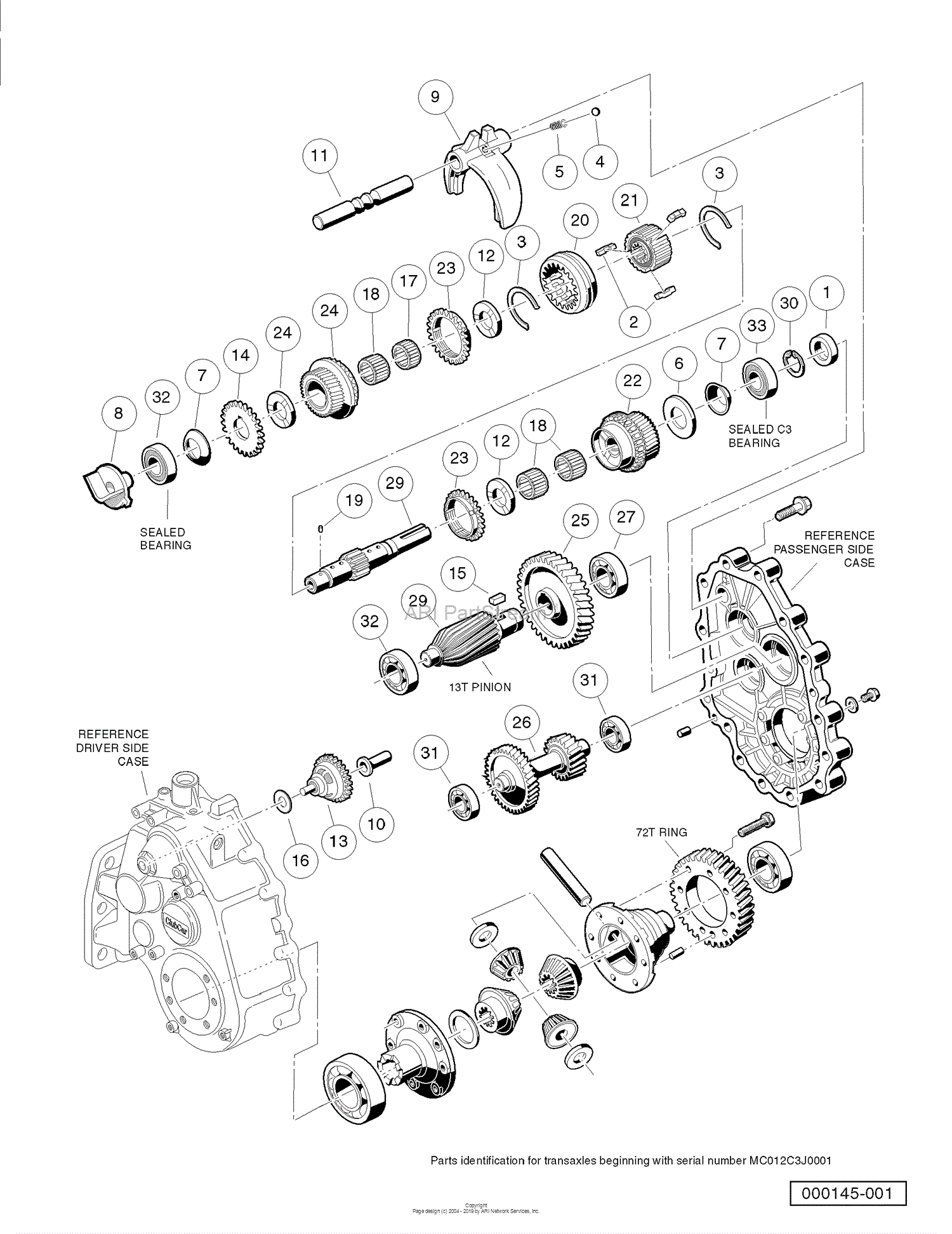 Husqvarna HUV 4213 (2006-11) Parts Diagram for MC012C-BS00 S/N ...