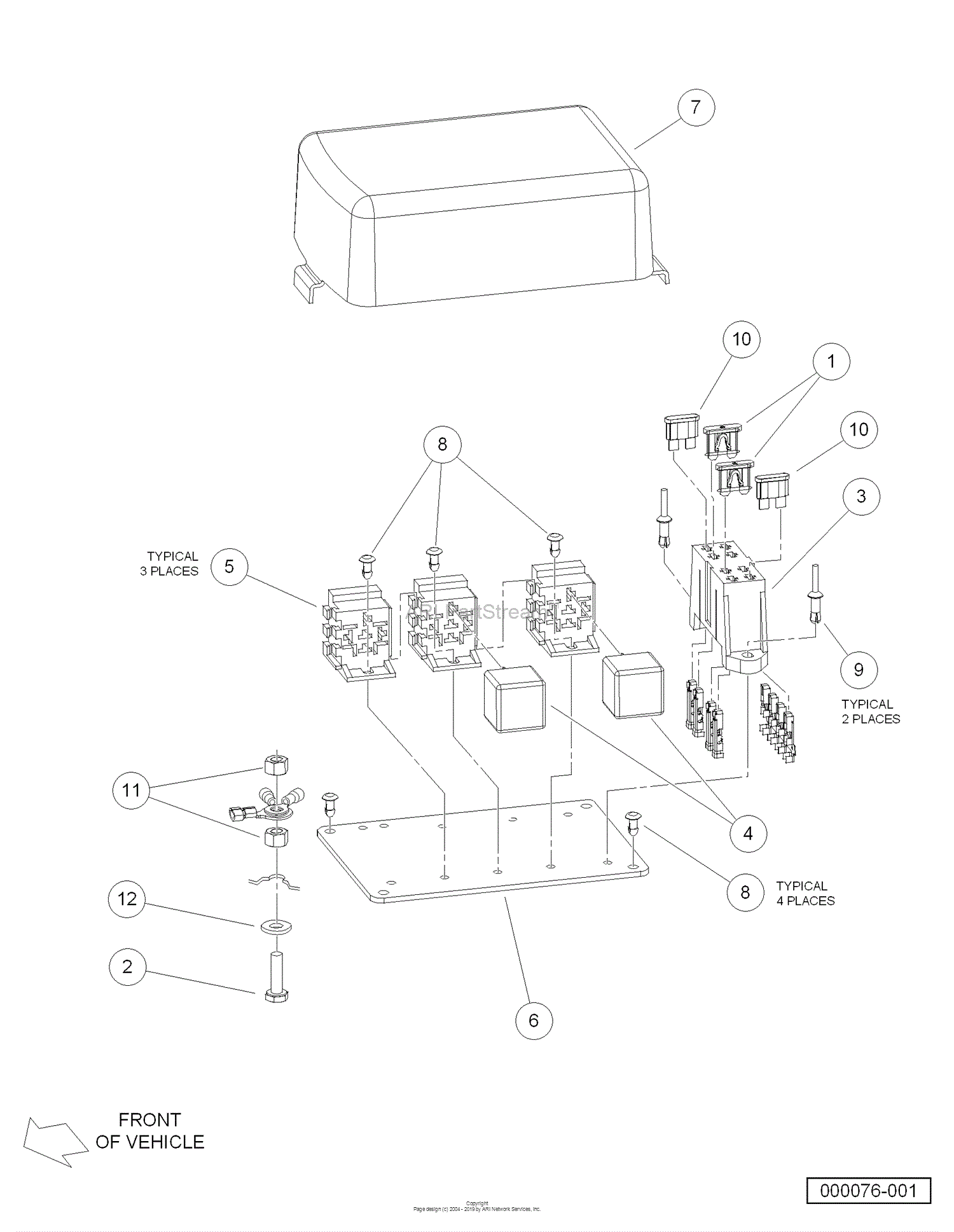 Husqvarna HUV 4421 GXP (2007-01) Parts Diagram for Electrical Component ...