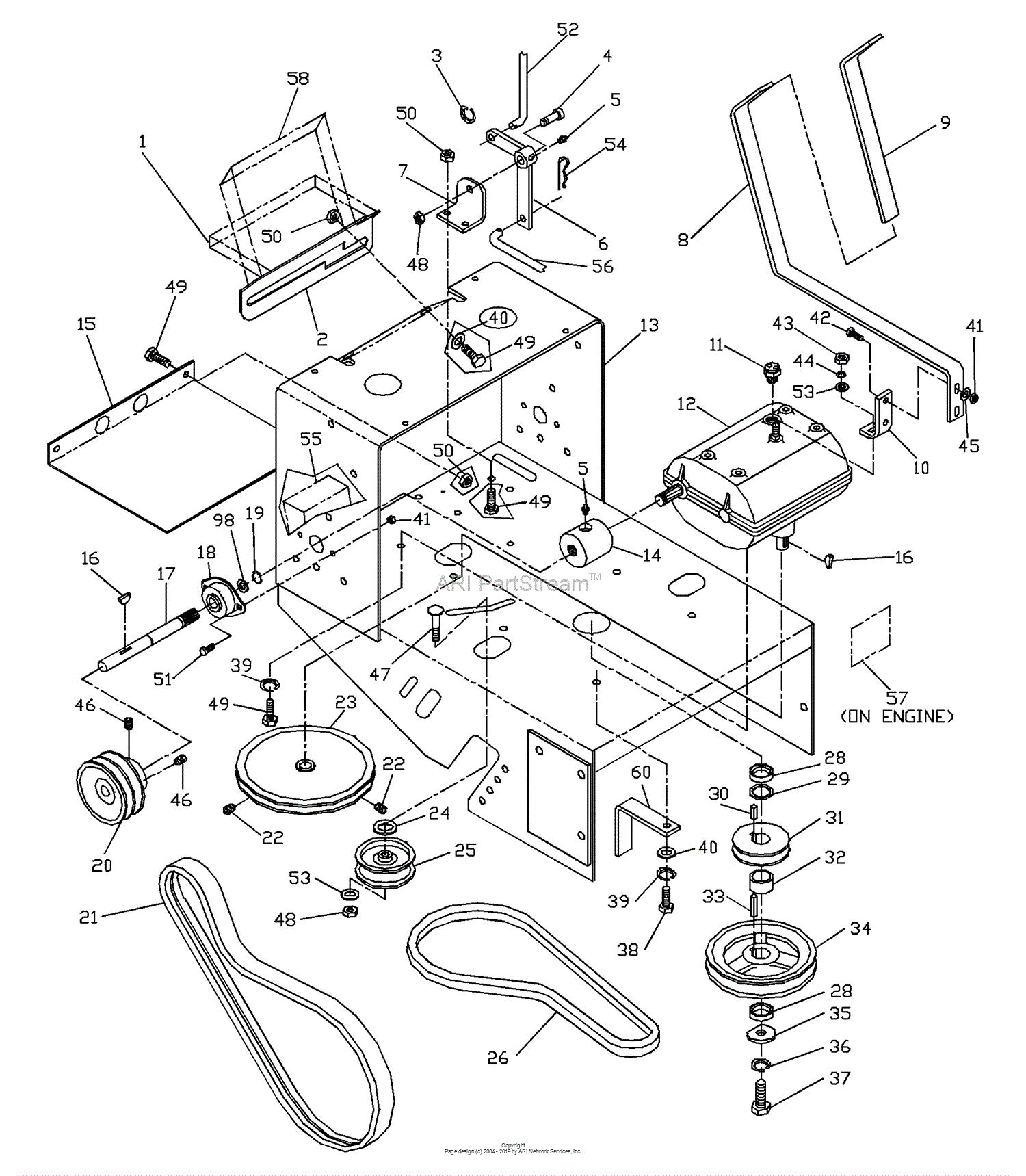 Husqvarna W 4814 A (539104773-01) (2000-02) Parts Diagram for ...