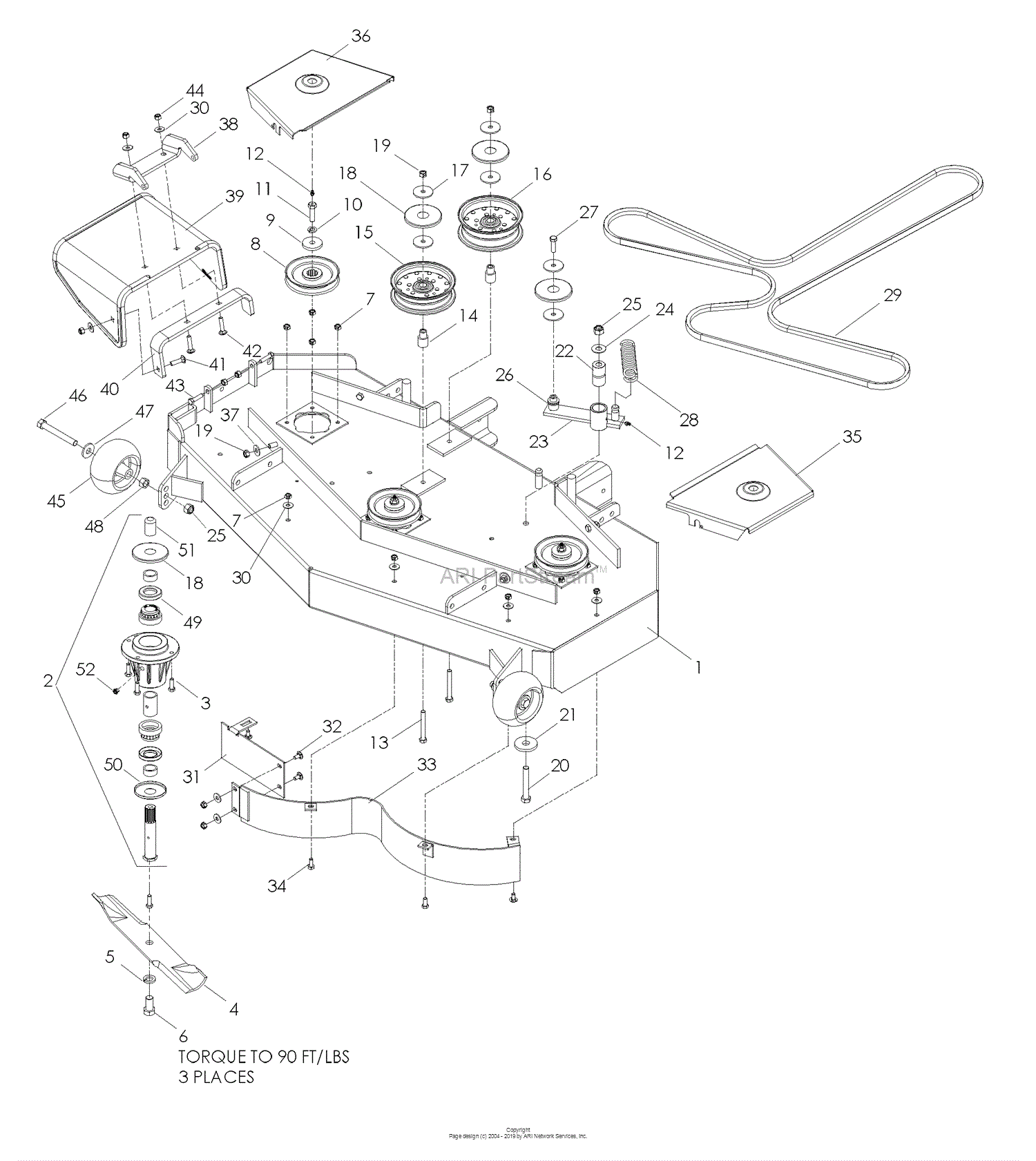 Husqvarna WH 4817 EFQ (968999252) (2008-08) Parts Diagram for 48 ...