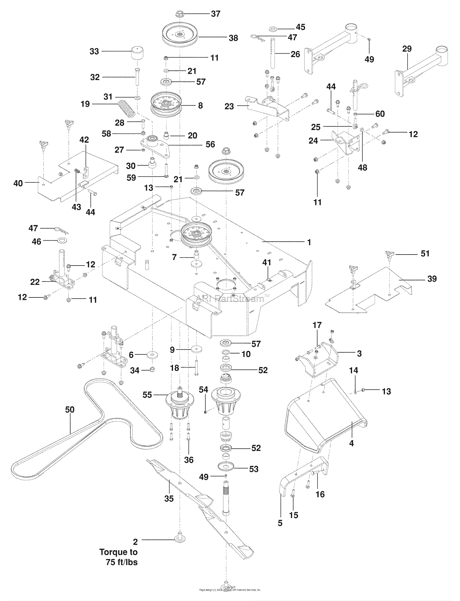 Husqvarna WHF 4817 (966947005) (2009-09) Parts Diagram for 36