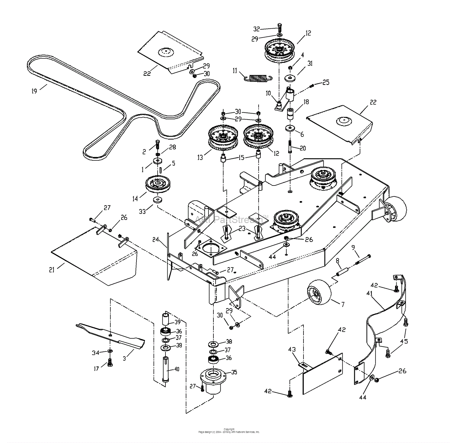 Husqvarna WHF 4818 ETS (968999129) (2001-12) Parts Diagram for 48 ...