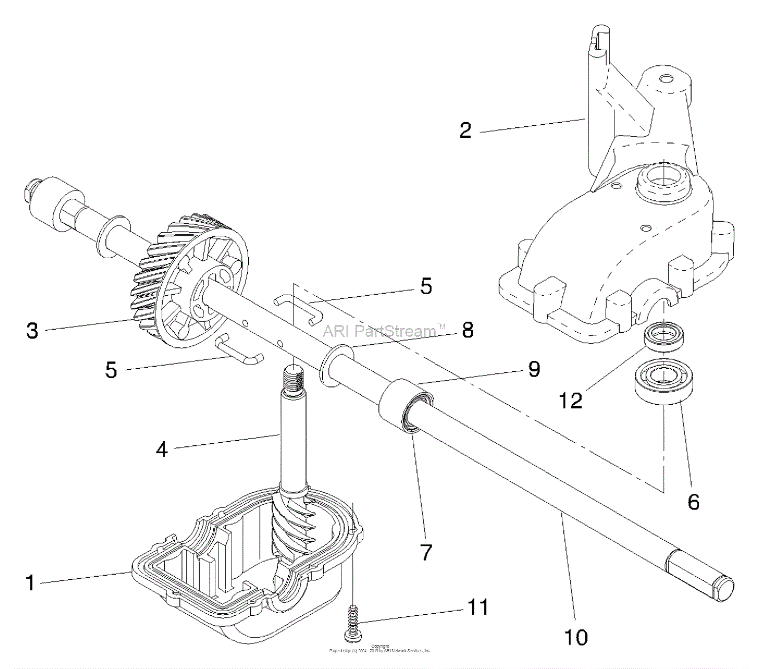 Husqvarna 5521 RS (96143000201) (2005-05) Parts Diagram for Gear Case ...