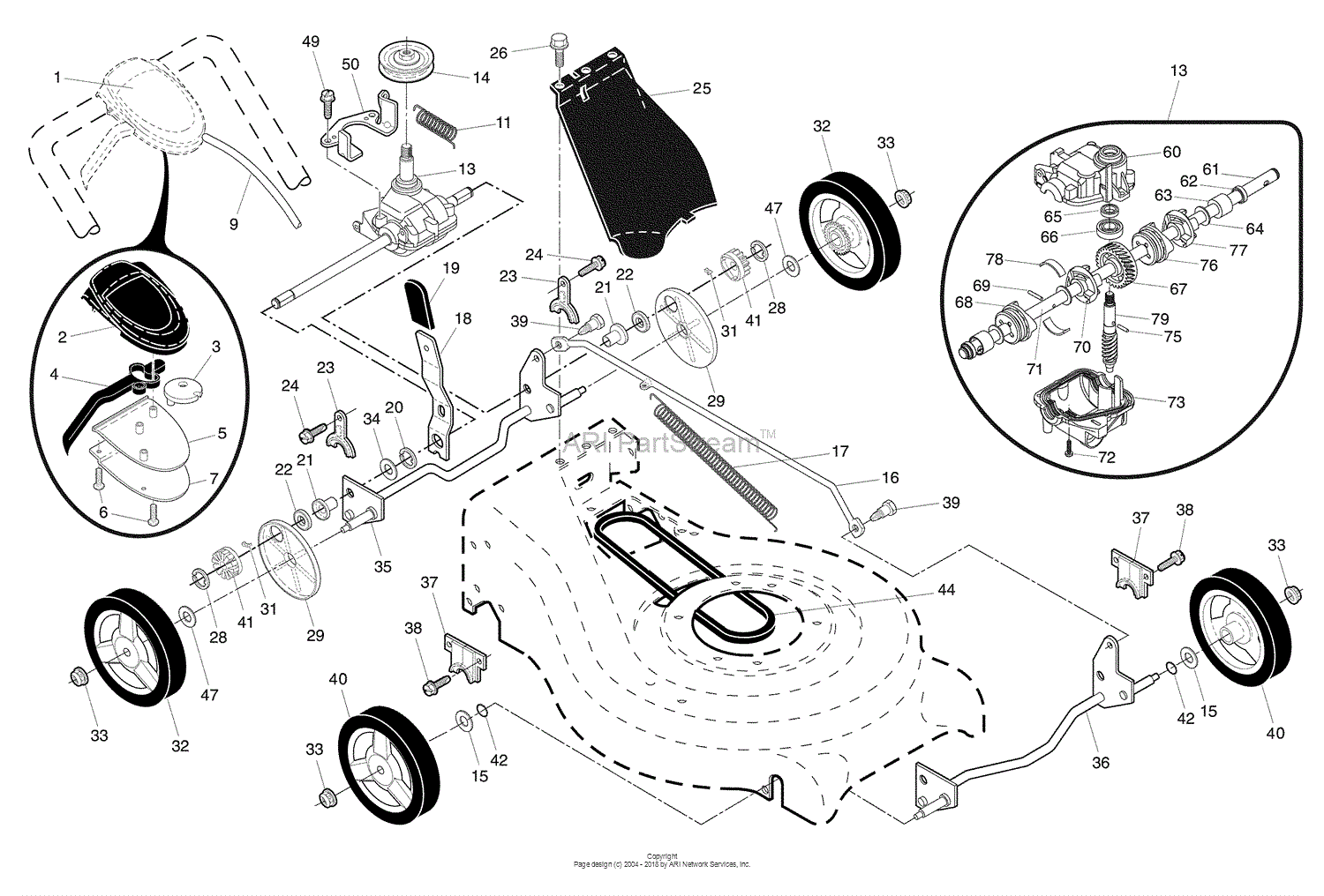 Husqvarna 5521 RS (96143000207) (2007-11) Parts Diagram for Repair Parts