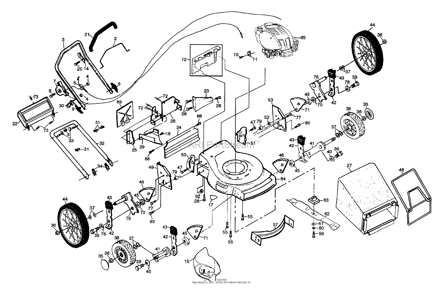 Husqvarna 560 H 954140055a 1998 02 Parts Diagram For Rotary Lawn Mower