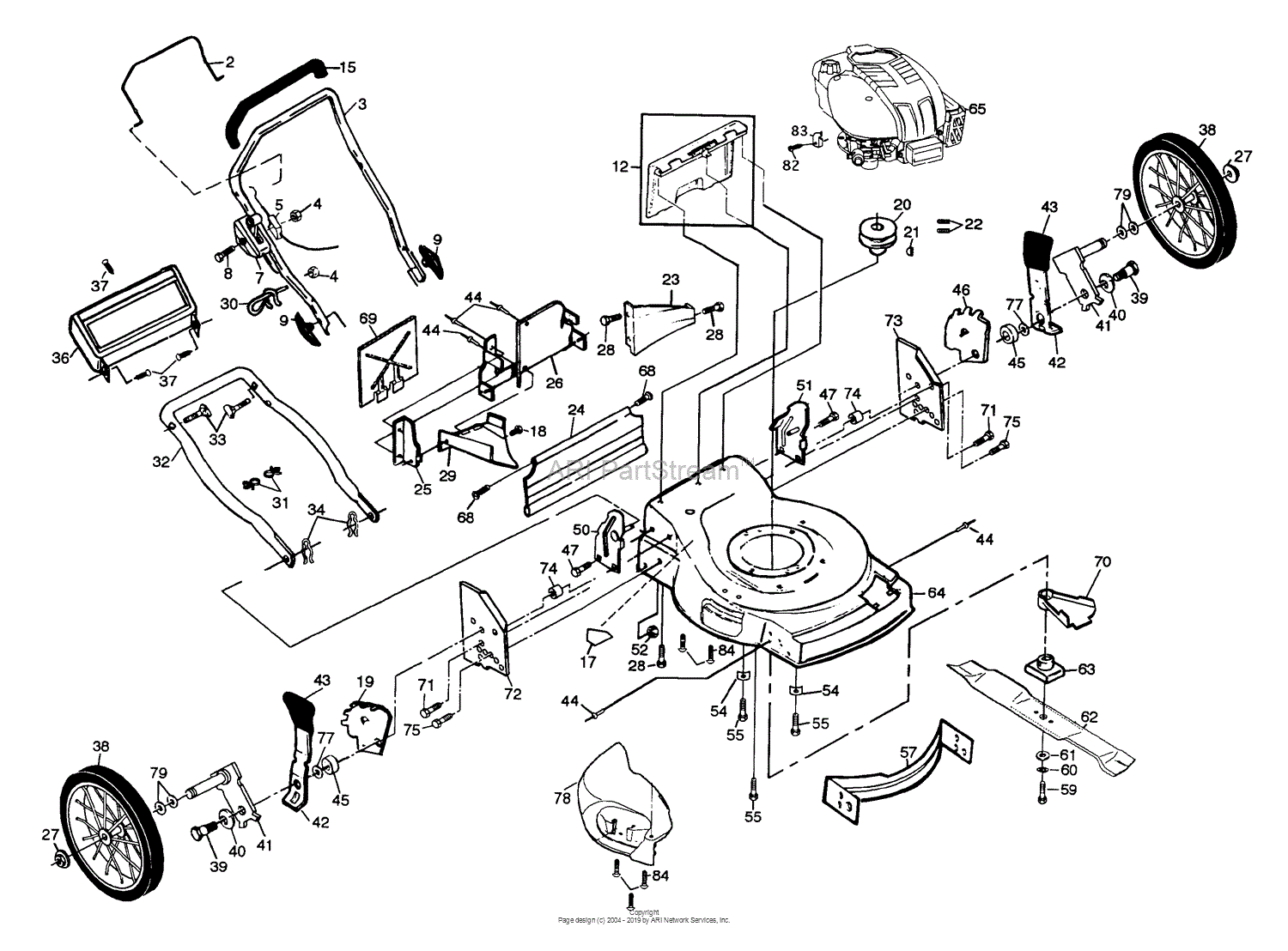 Lawn Mower Diagrams Parts