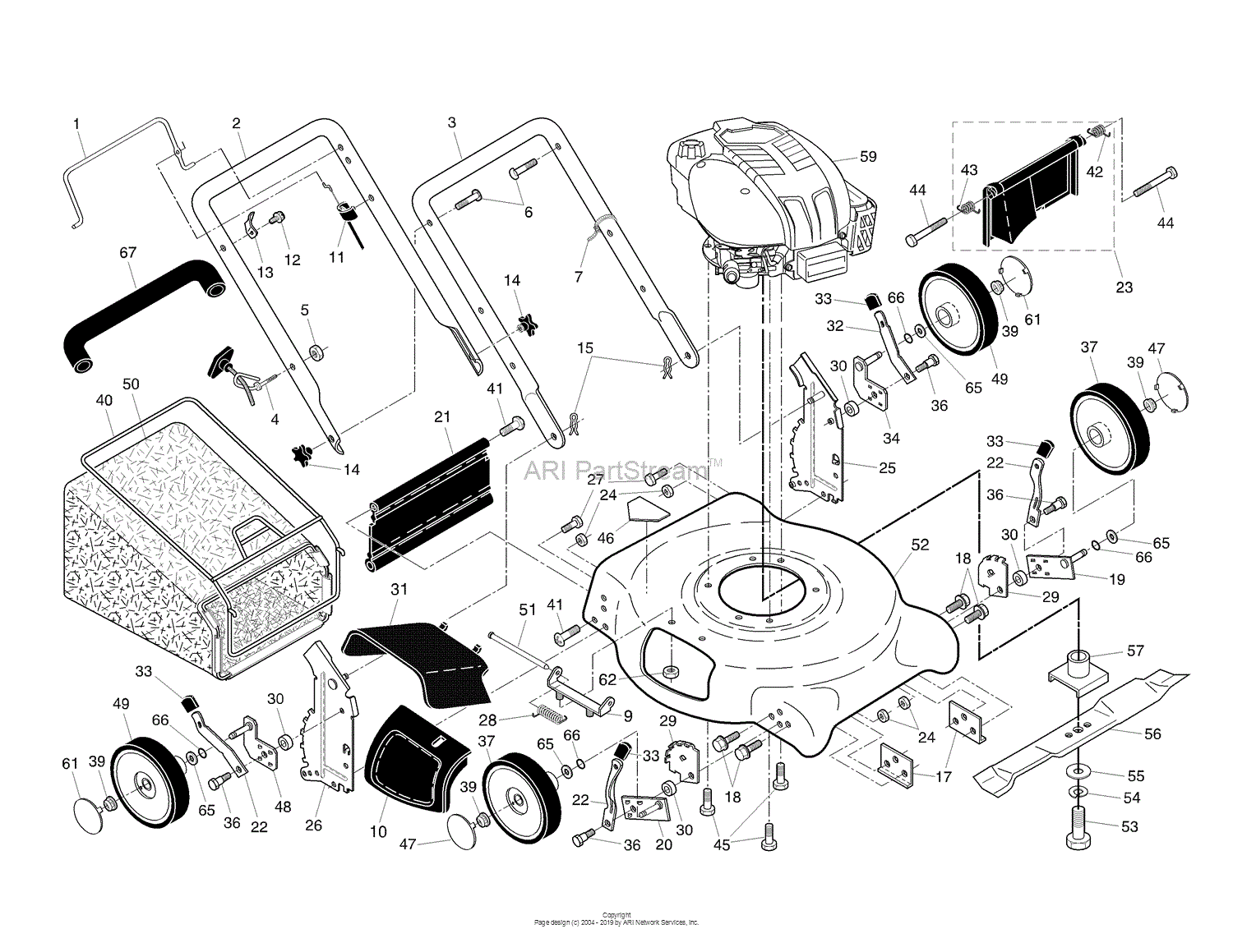 husqvarna 7021p parts diagram