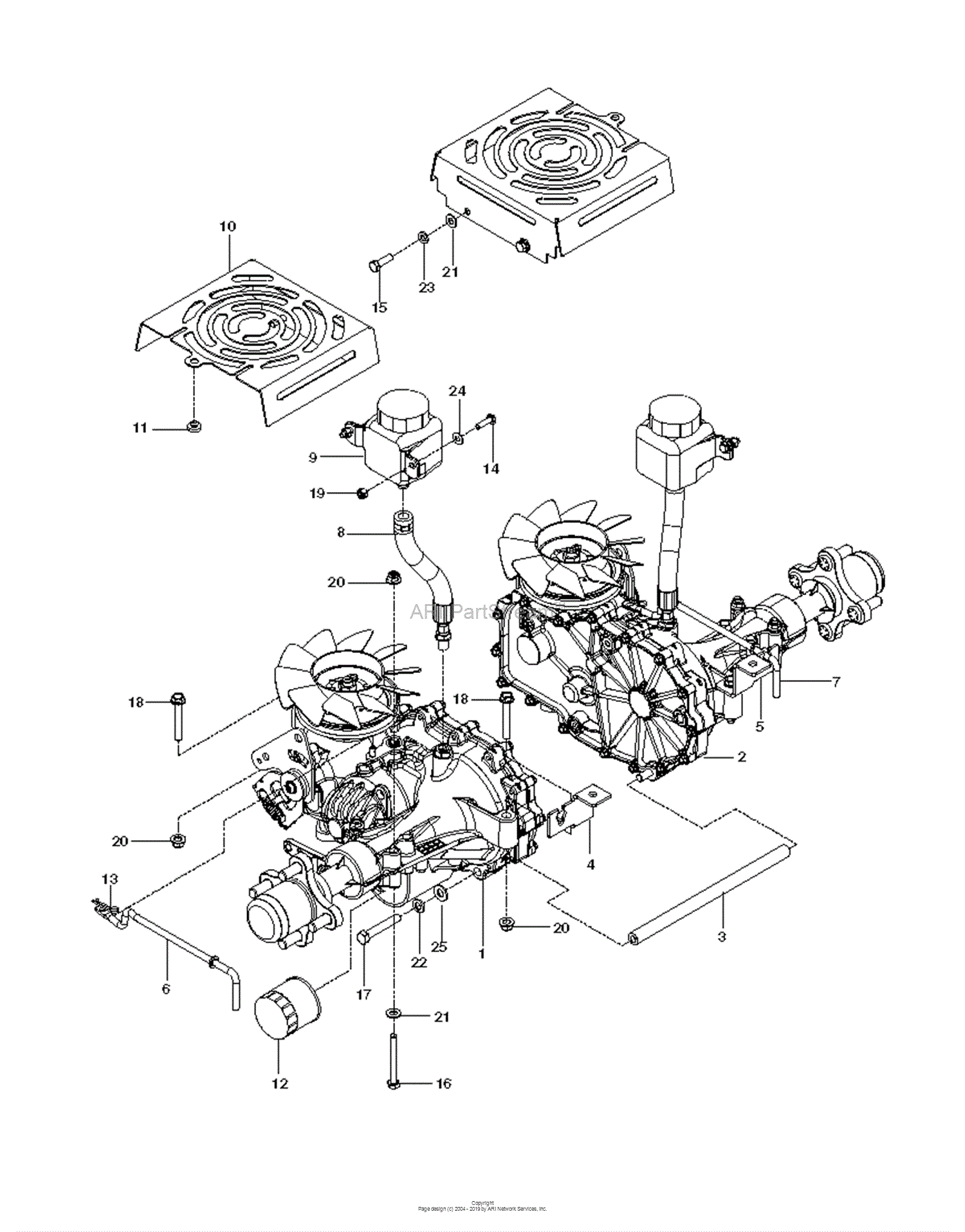 Husqvarna M-ZT52 - 967177006 (2013-08) Parts Diagram for HYDRAULIC PUMP