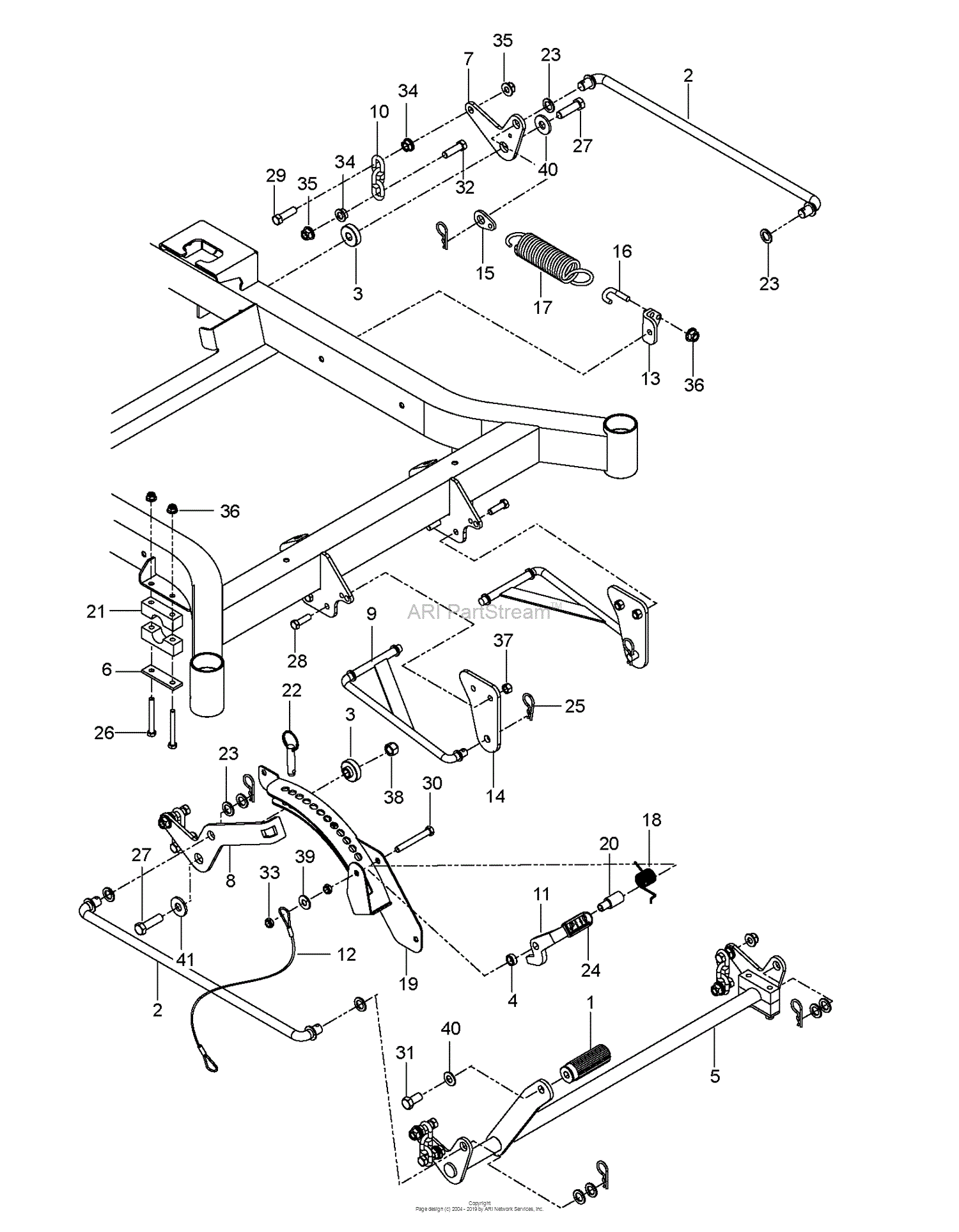 Husqvarna M Zt61 967177008 01 2016 11 Parts Diagram For Mower Lift Deck Lift 5678