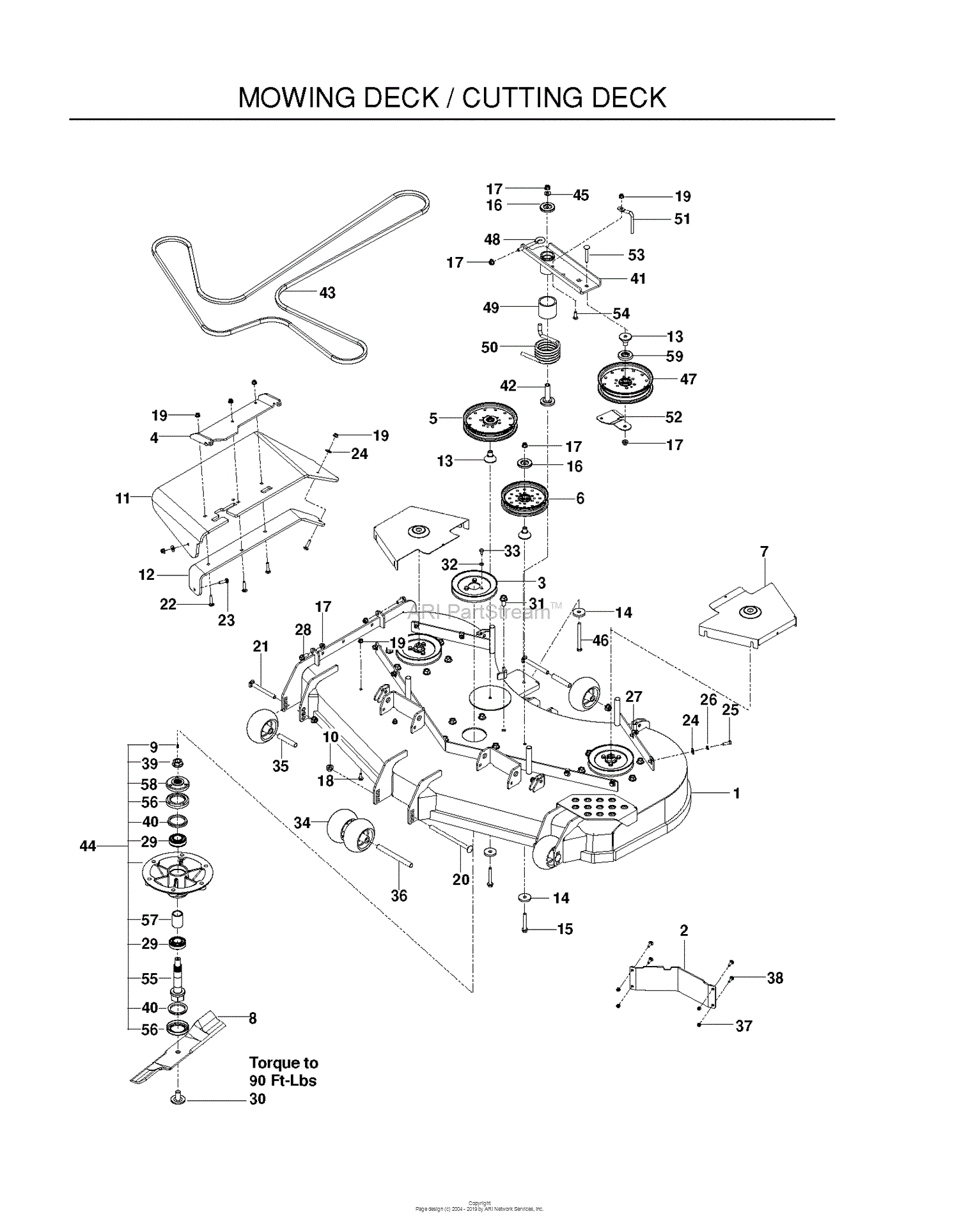 Husqvarna PZ6034FX ZT - 966614601 (2011-11) Parts Diagram for MOWER ...