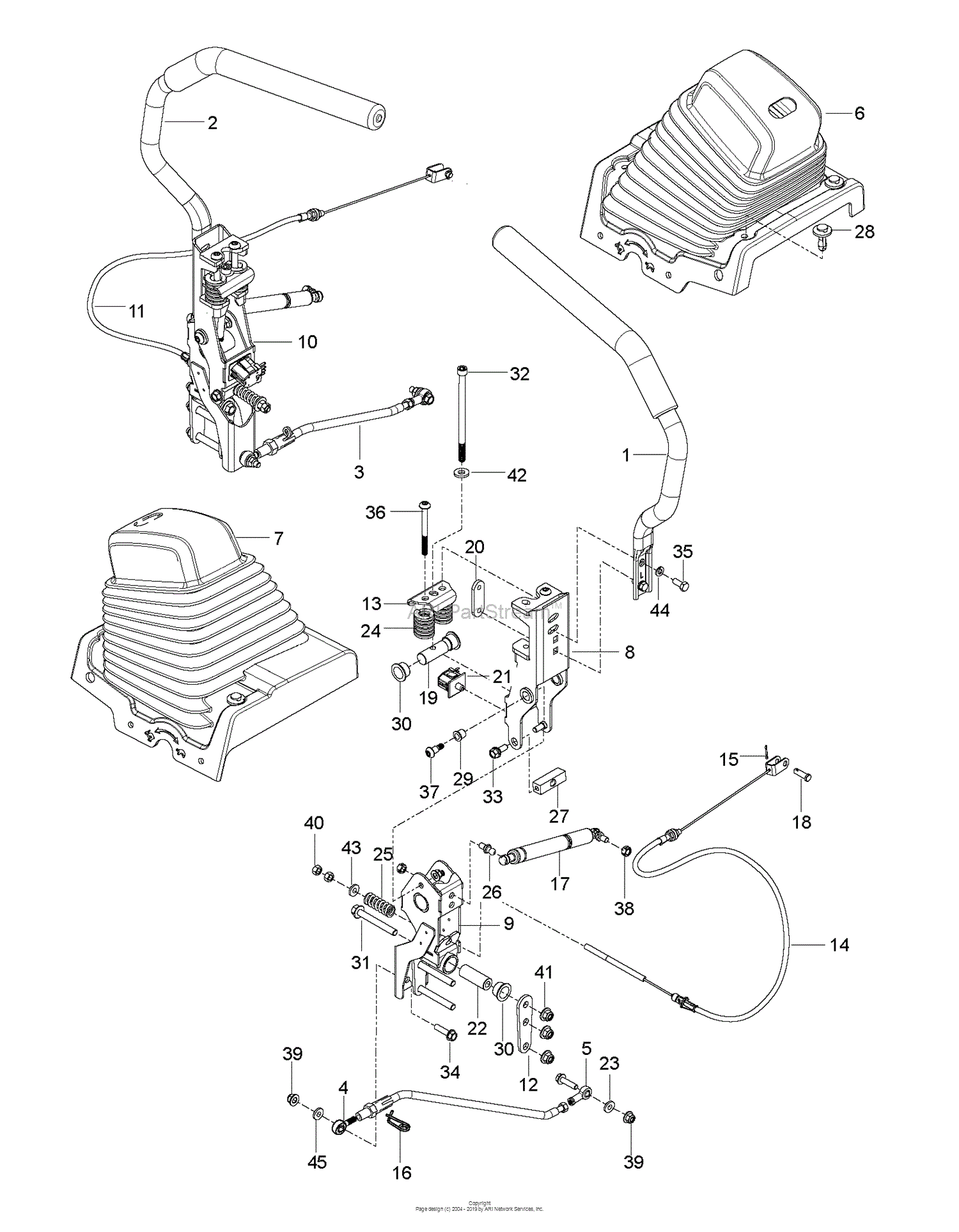 Husqvarna Z 554 - 967844301-00 (2017-09) Parts Diagram for STEERING