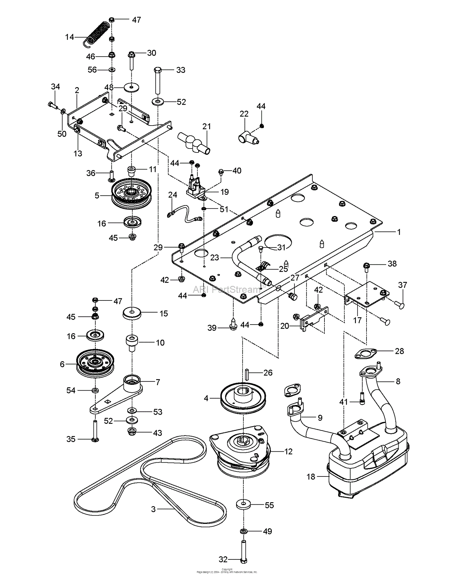 Husqvarna MZ 48 - 967262701-00 (2016-11) Parts Diagram for ENGINE