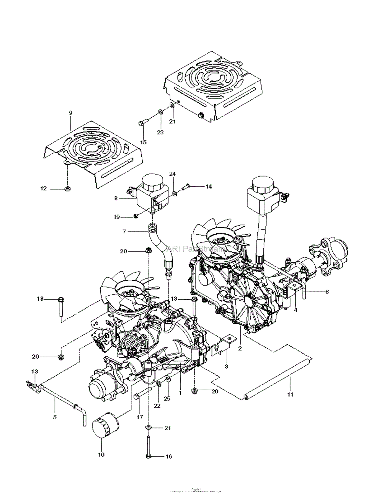 Husqvarna MZ5424SR - 967003904 (2013-01) Parts Diagram for HYDRAULIC