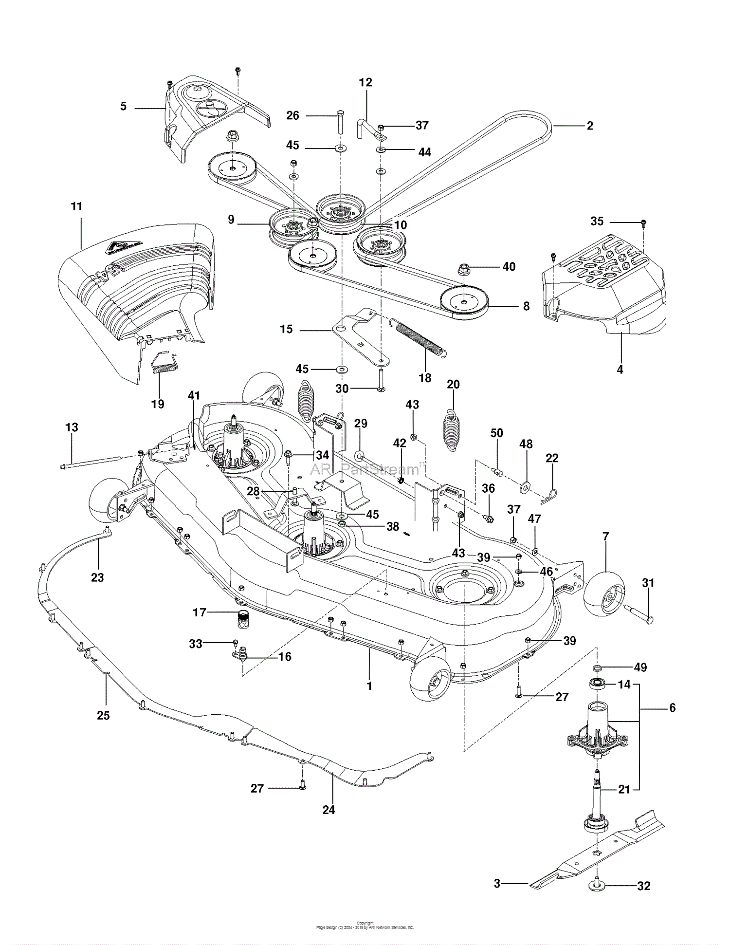 Husqvarna RZ 5426 - 967003605 (2013-08) Parts Diagram for ... land pride wiring diagram 