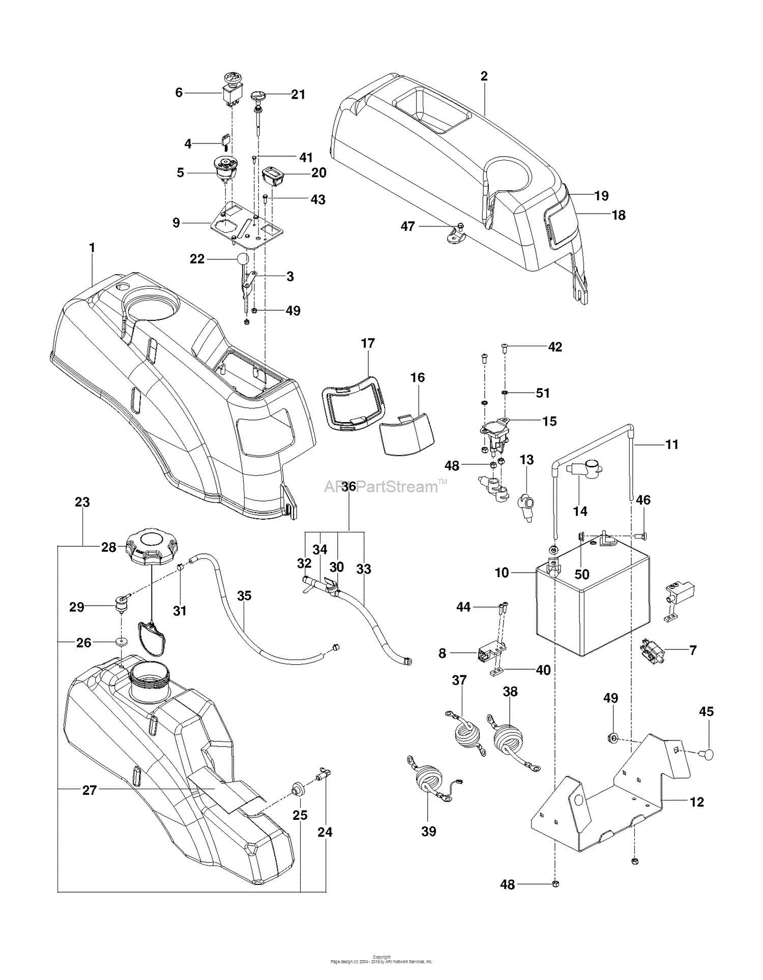 Husqvarna RZ4622T BF - 967176201 (2012-08) Parts Diagram for IGNITION ...