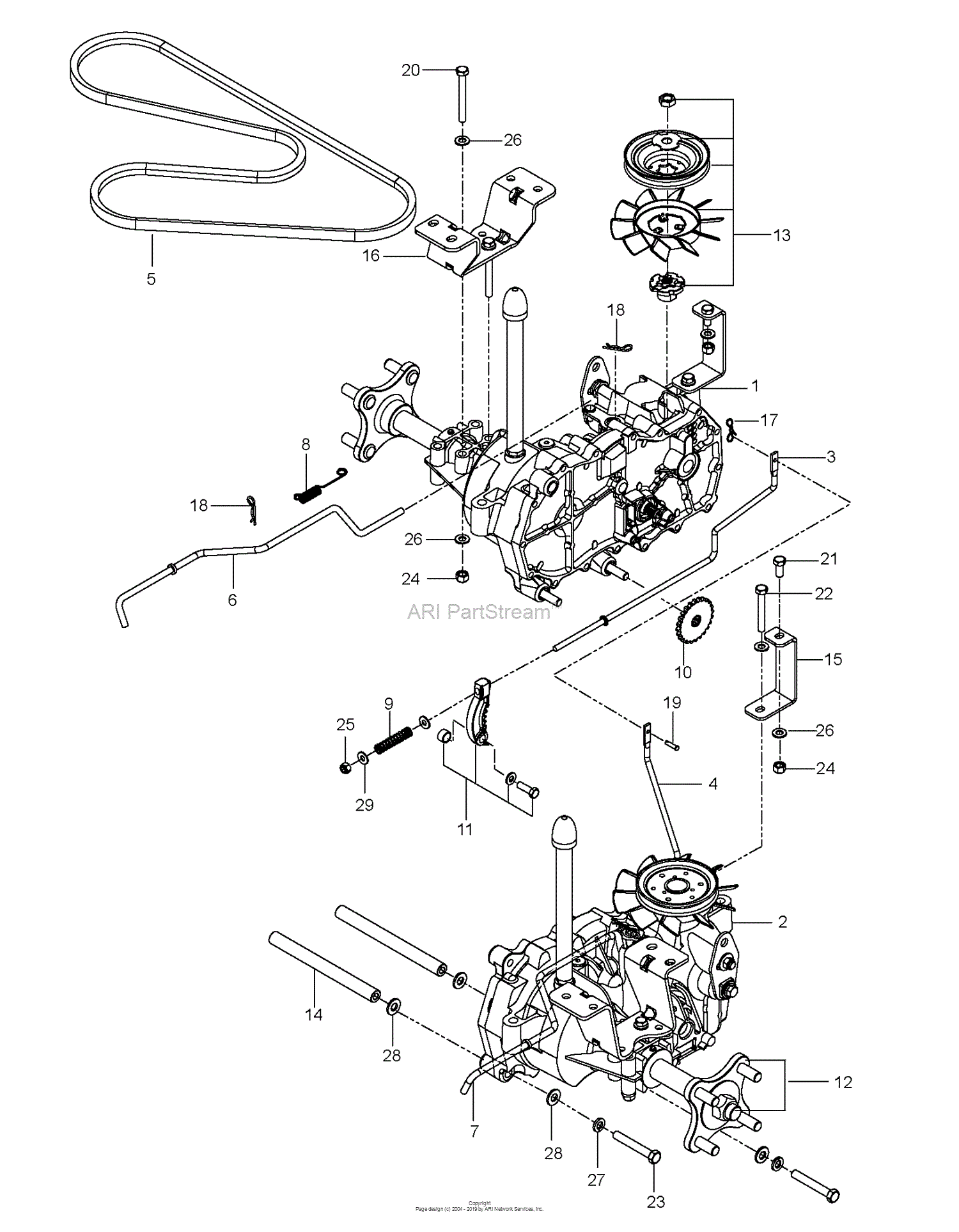 Husqvarna Z 242F - 967271801-00 (2016-11) Parts Diagram for HYDRAULIC