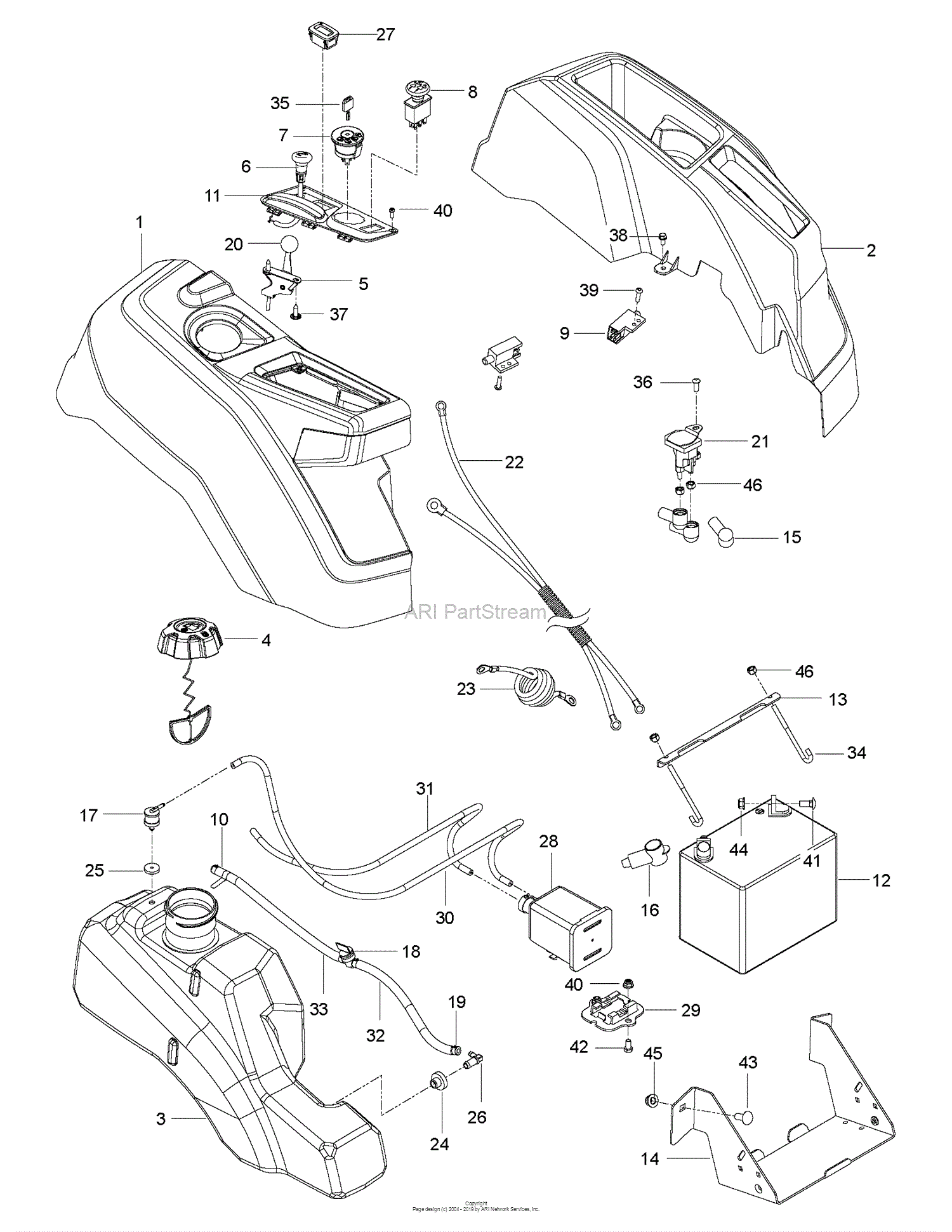 Husqvarna Z 242F - 967271901-01 (2017-10) Parts Diagram for IGNITION SYSTEM