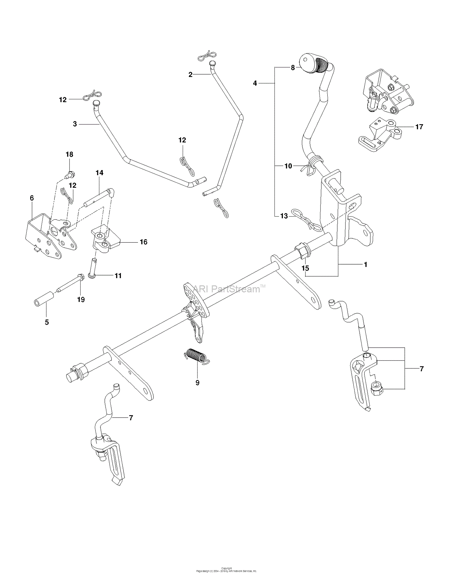 Husqvarna Z 246 967324001 2015 01 Parts Diagram For Brake