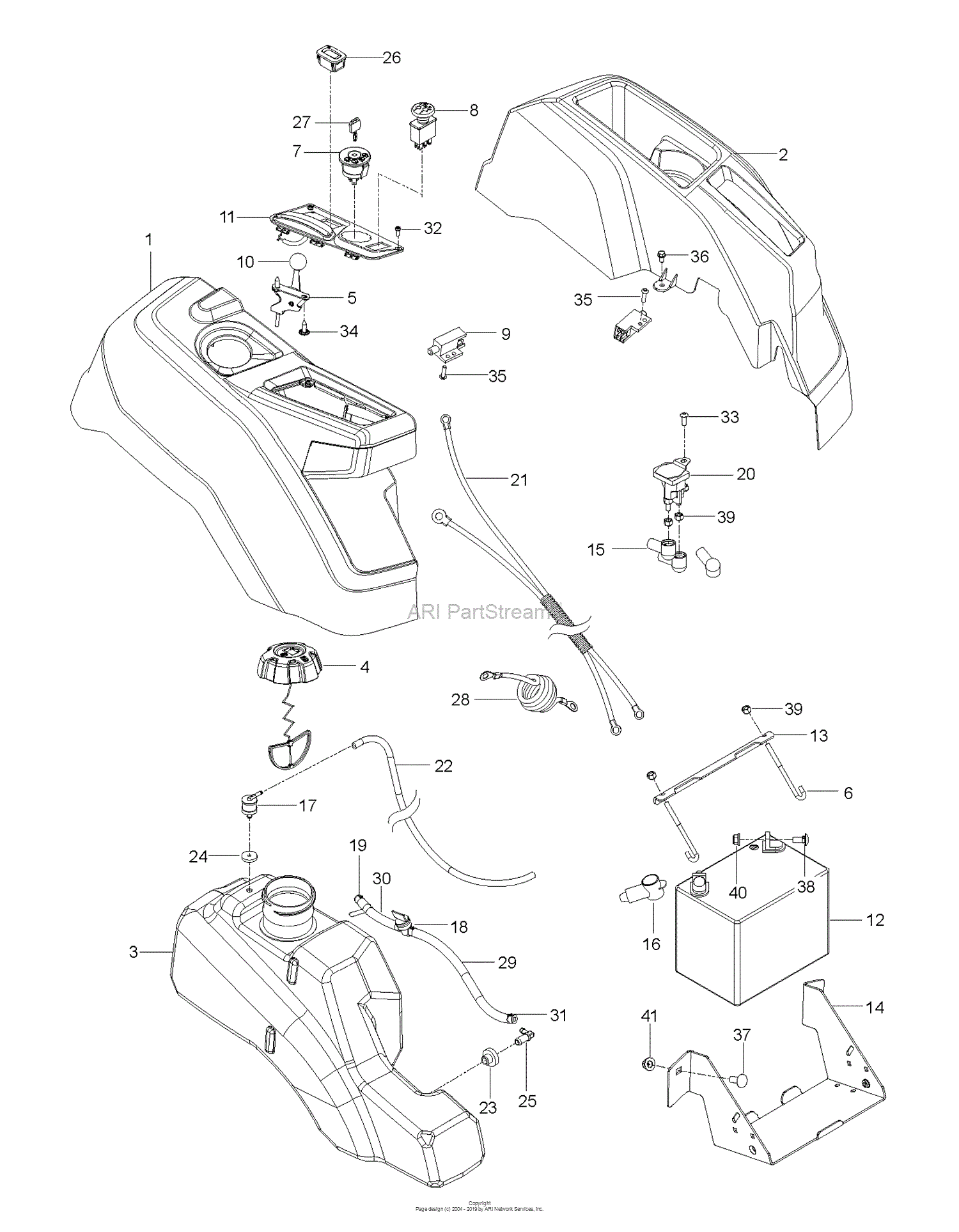 Husqvarna Z 248f 967262401 01 2017 10 Parts Diagram For Ignition System