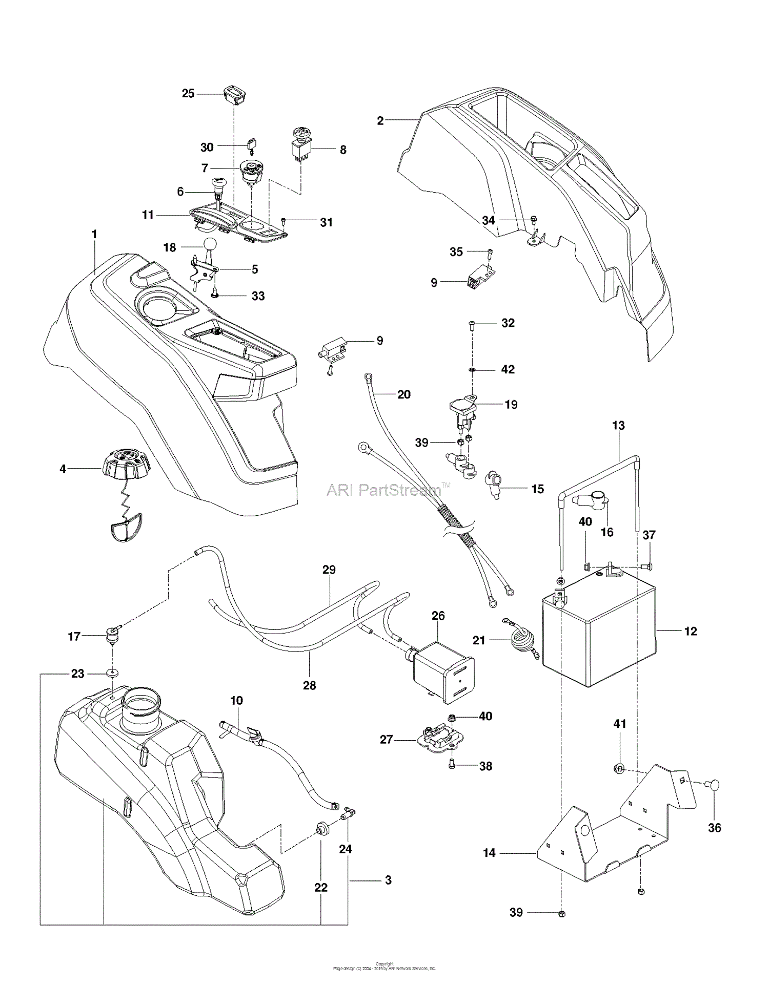 Husqvarna Z 248F - 967303602 (2015-01) Parts Diagram for IGNITION SYSTEM