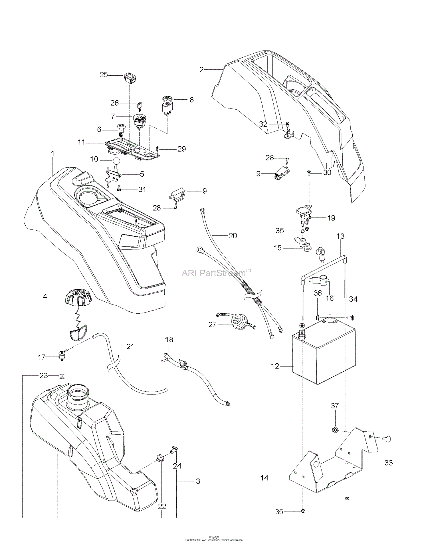 Husqvarna Z 254 - 967324301-00 (2016-10) Parts Diagram for IGNITION SYSTEM