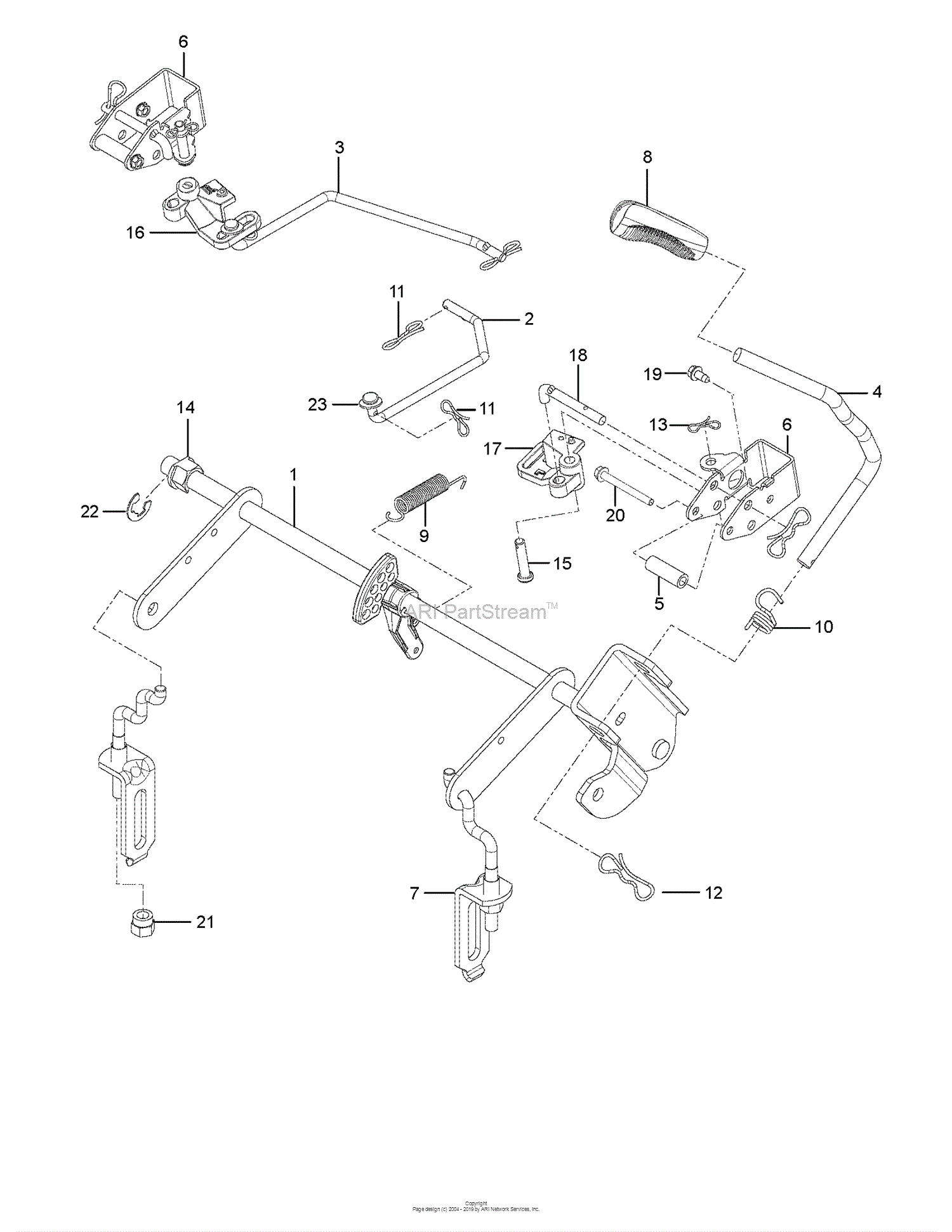Husqvarna Z 254F - 967844901-00 (2018-01) Parts Diagram for MOWER LIFT ...