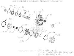 Hydro Gear HGM-15C-4026 Parts Diagram for Full Assembly