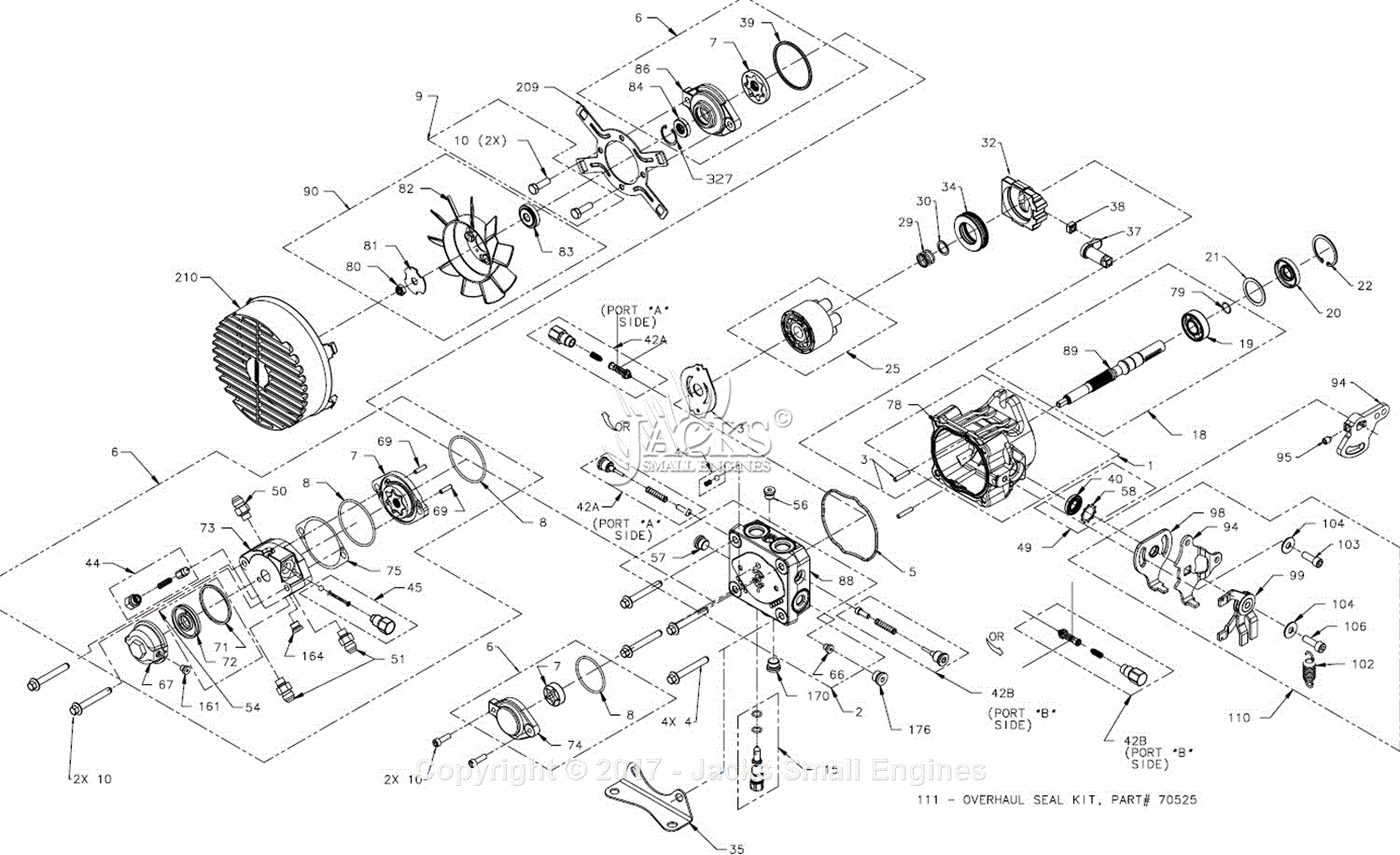 Hydro Gear PG-3HCC-NE1X-XXXX Parts Diagrams