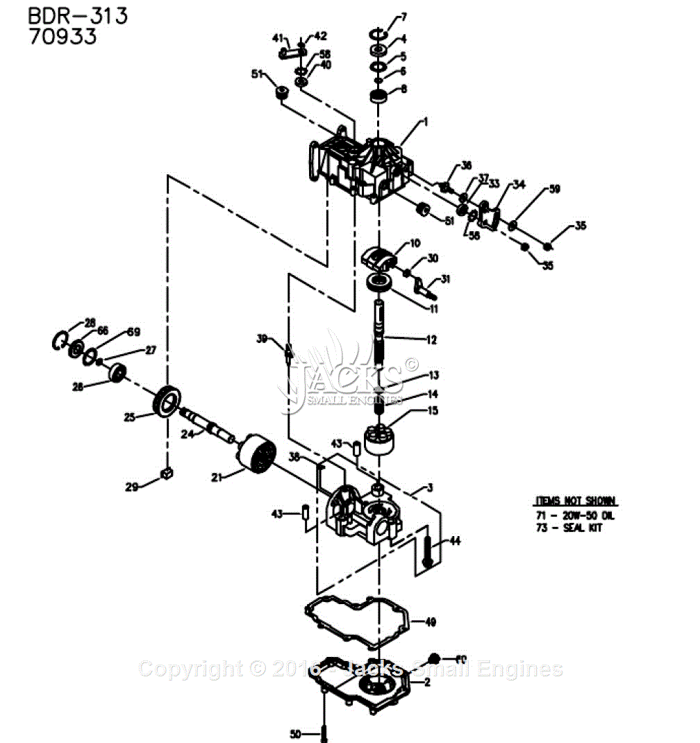 Hydro Gear Bdr-313 Parts Diagram For Full Assembly