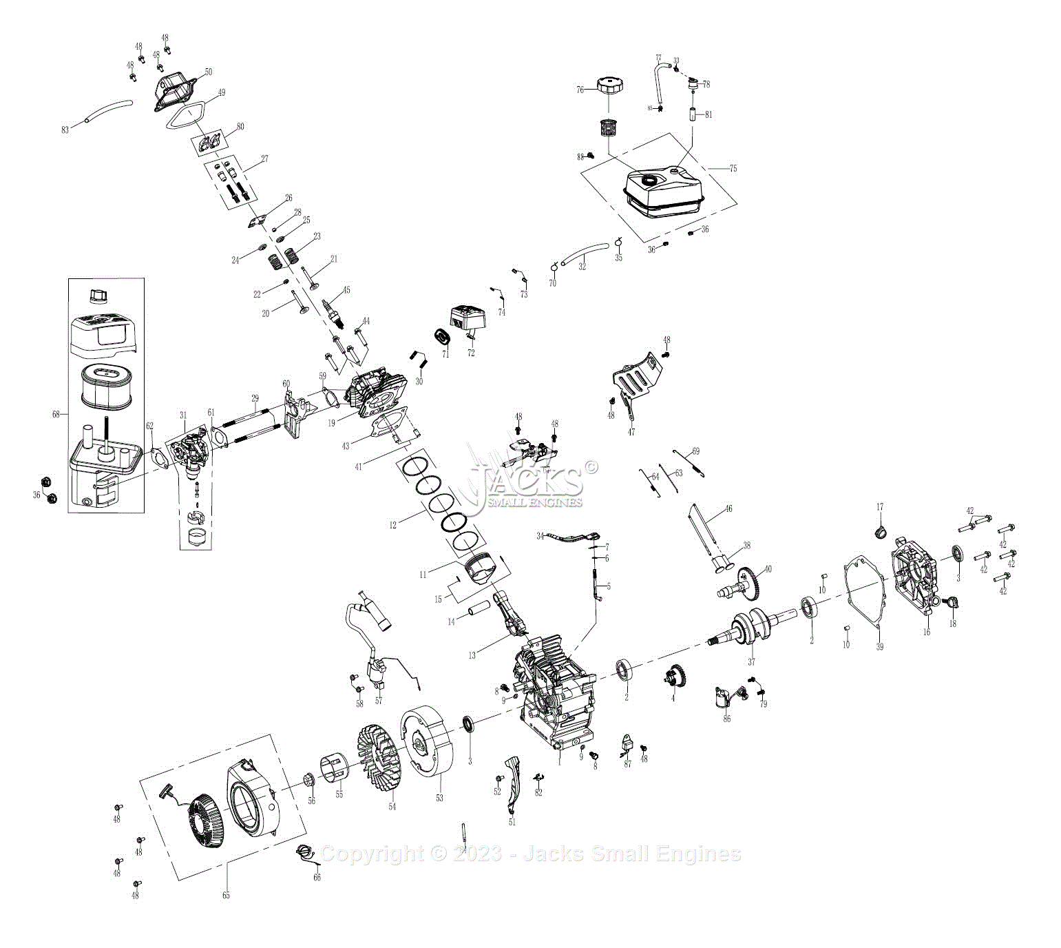 Ironton 97939 Parts Diagram for Engine