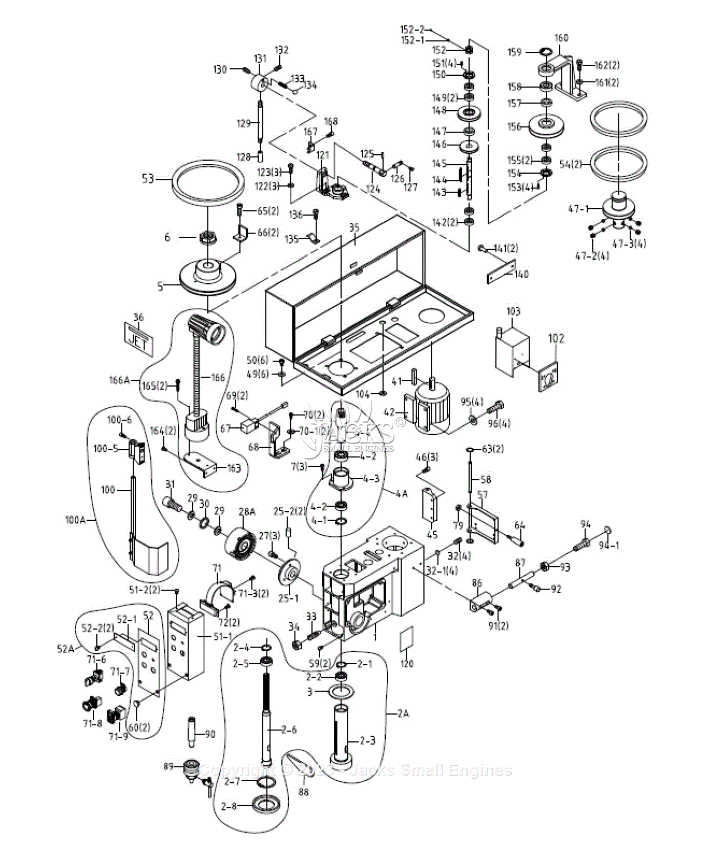 Black & Decker 1166-220 Parts Diagram for Electric Drill