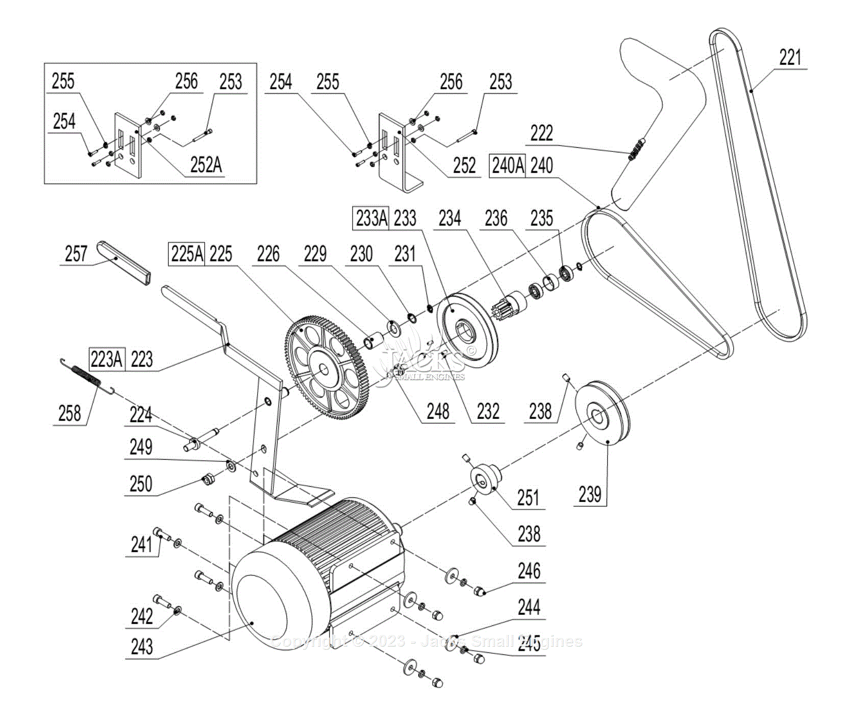 Jet Tools JJP-12 JJP-12HH Jointer Planer Parts Diagram for Parts List 5 ...