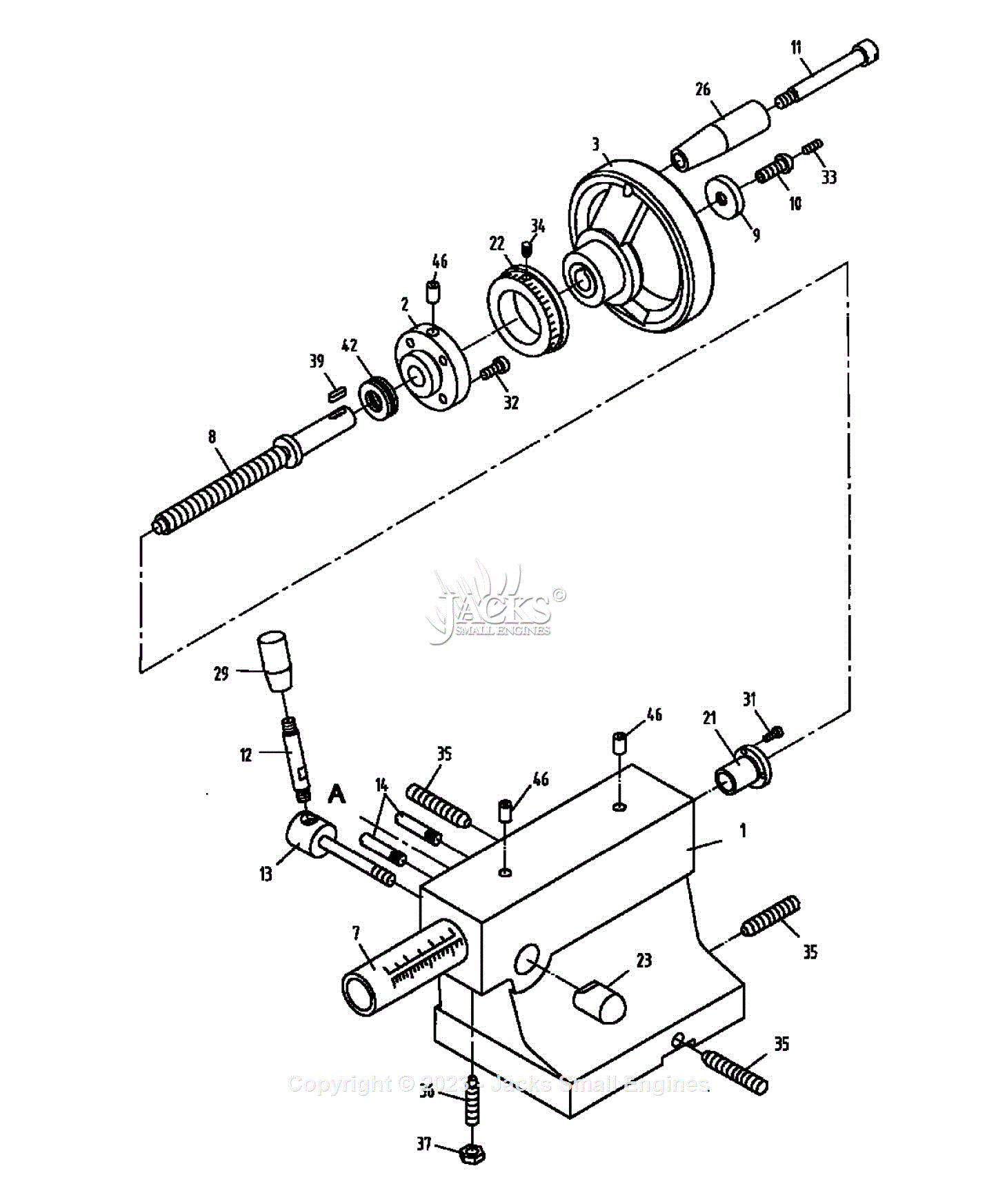 Jet Tools BDB-1340A GHB-1340A GHB-1440A Lathes 321357A Parts Diagram ...