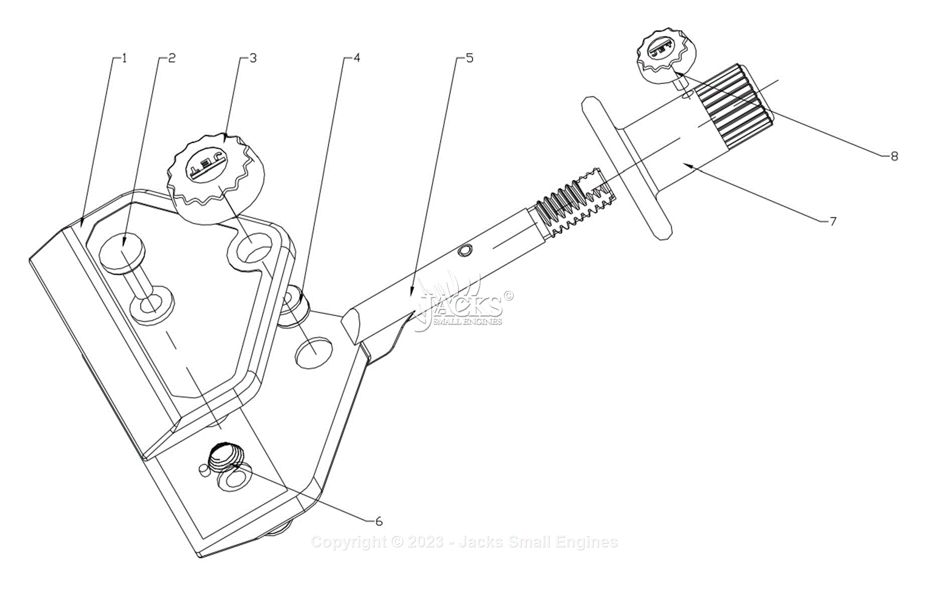 JET Long Knife Jig for JWS-10 Wet Sharpener