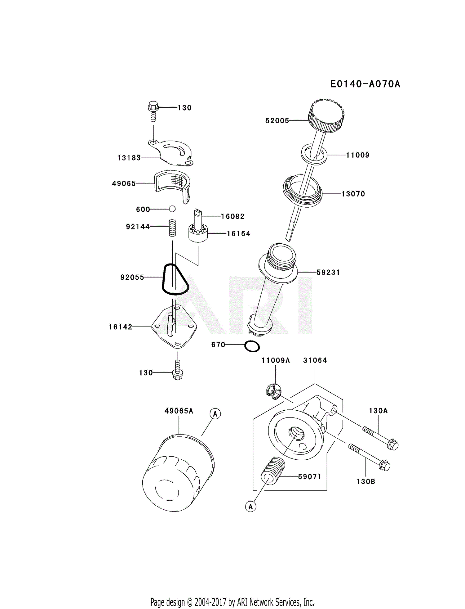 Kawasaki Fc150v Es27 4 Stroke Engine Fc150v Parts Diagram For Lubrication Equipment