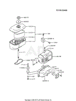 Kawasaki FC290V-AS12 4 Stroke Engine FC290V Parts Diagram for