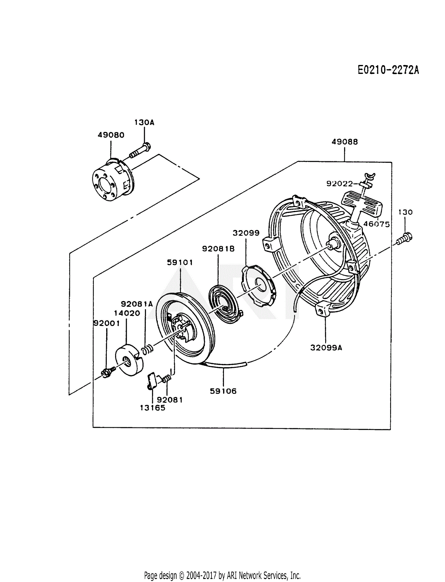 Kawasaki Fc290v As13 4 Stroke Engine Fc290v Parts Diagram For Starter