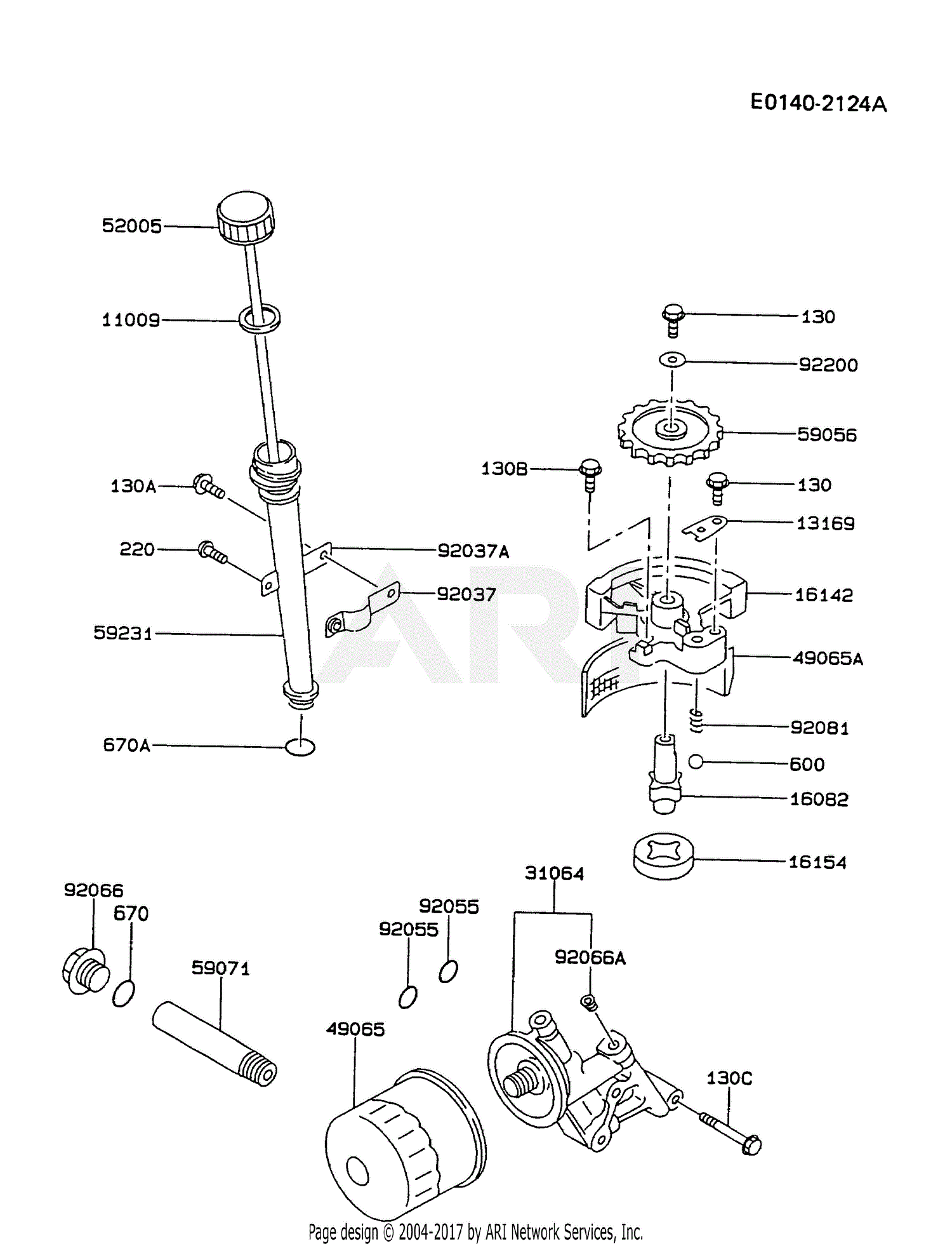 Kawasaki Fc4v Bs14 4 Stroke Engine Fc4v Parts Diagram For Lubrication Equipment