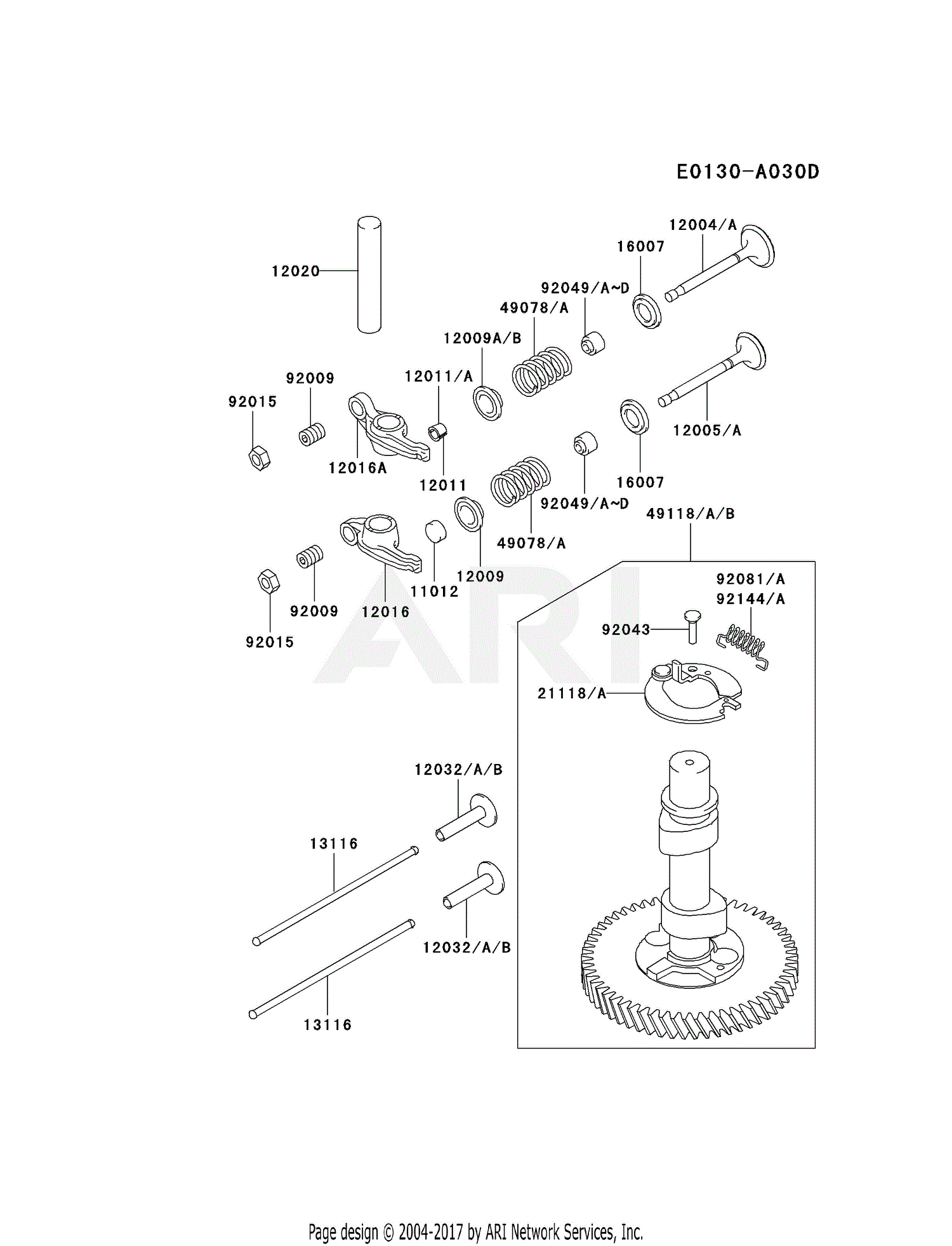 Kawasaki FC540V-BS03 4 Stroke Engine FC540V Parts Diagram ... intake fuel filter 