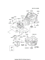 Kawasaki Fc540v Es16 4 Stroke Engine Fc540v Parts Diagram For Cylinder Crankcase