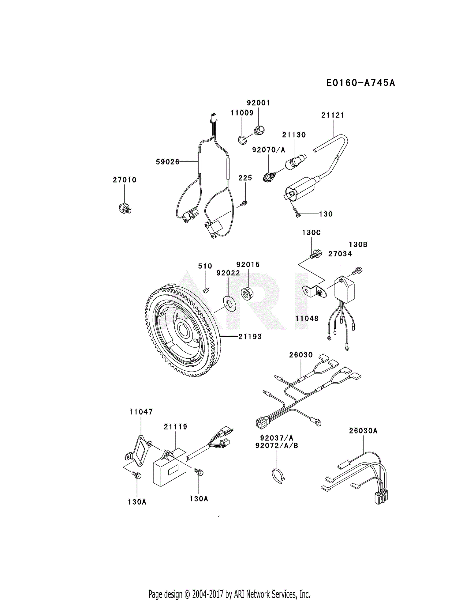 Kawasaki Fd661d Cs03 4 Stroke Engine Fd661d Parts Diagram For Electric Equipment