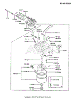 Kawasaki FG200D-BS02 4 Stroke Engine FG200D Parts Diagram for 