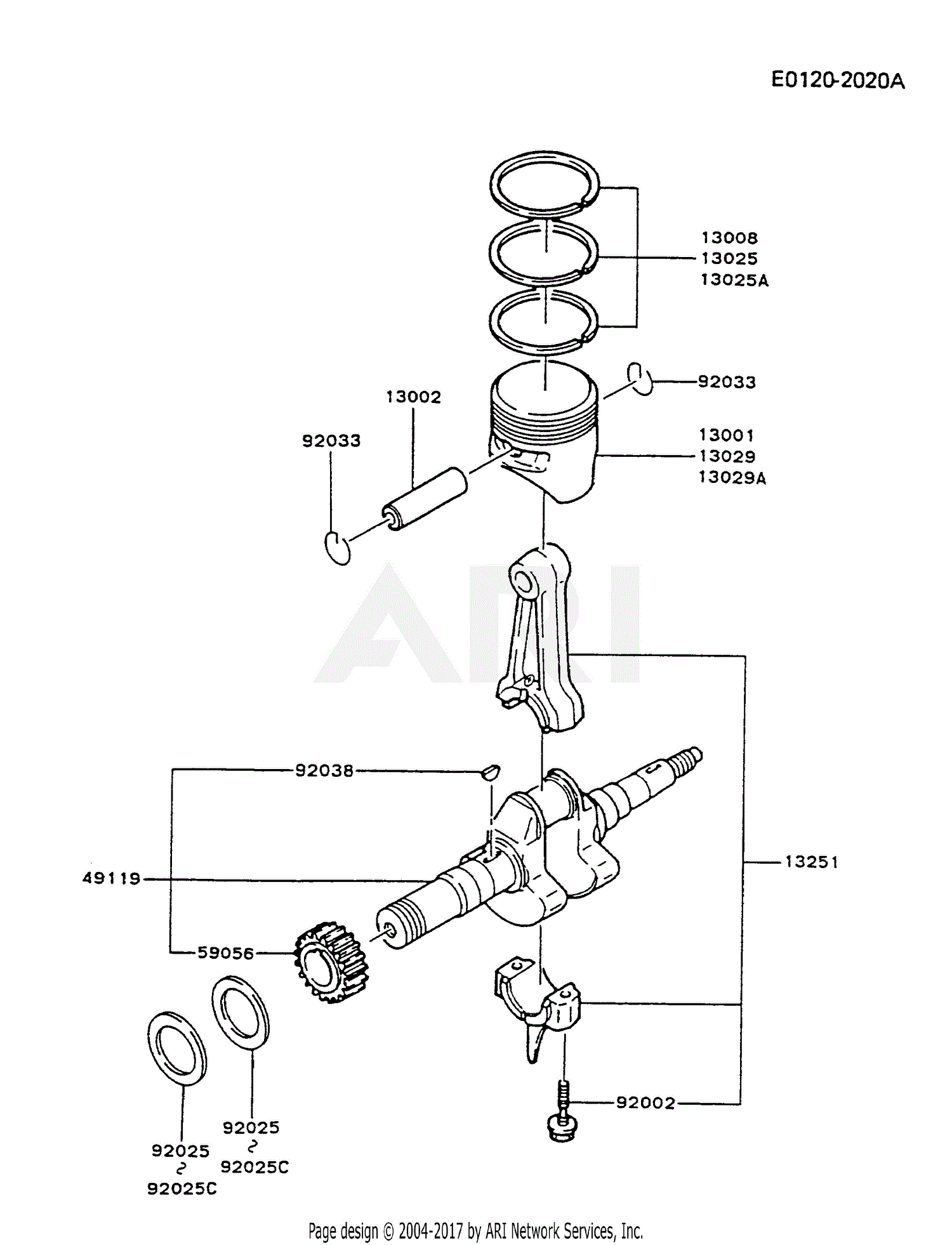 piston engine diagram