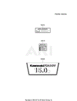 Kawasaki FH430V-AS04 4 Stroke Engine FH430V Parts Diagram for LABEL