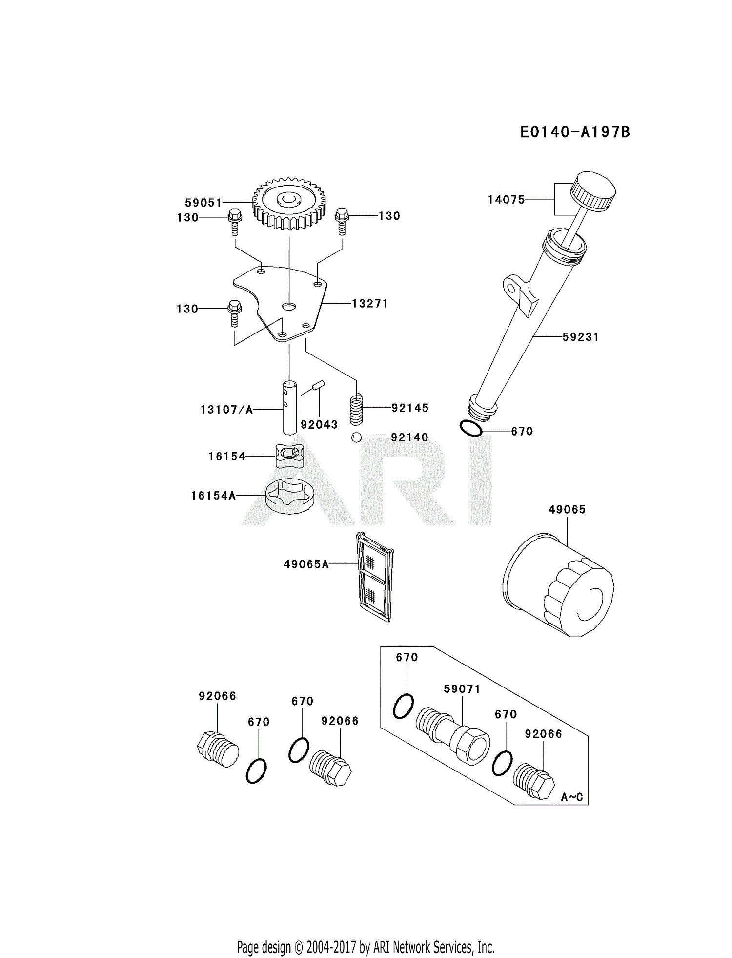 Kawasaki FH601V-BS11 4 Stroke Engine FH601V Parts Diagram for ...