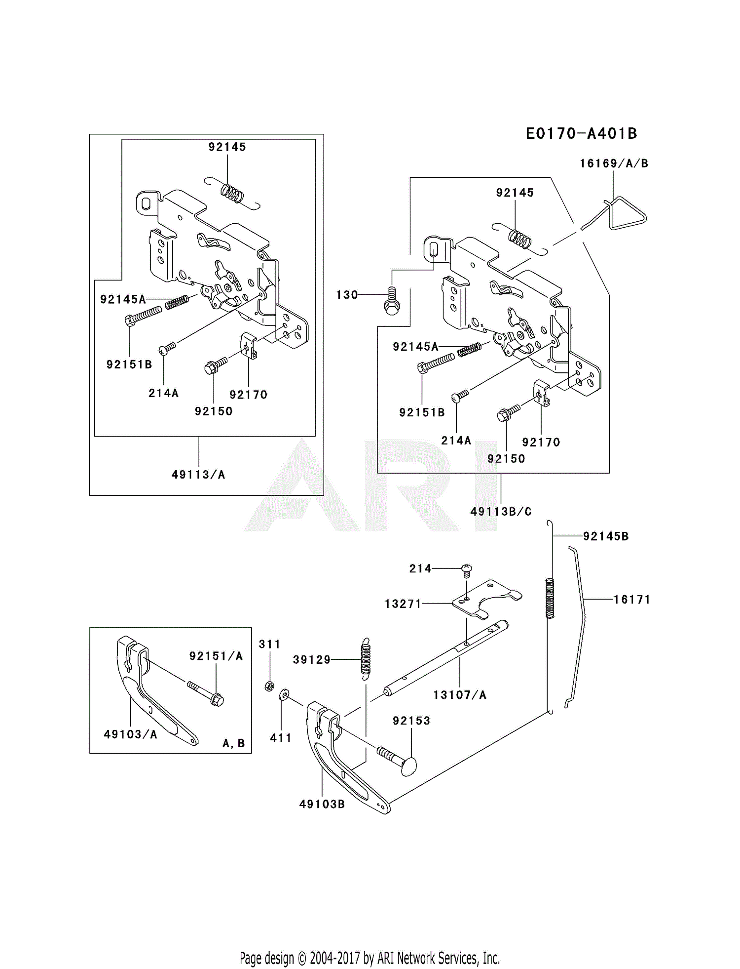 Kawasaki FH641V-AS09 4 Stroke Engine FH641V Parts Diagram for CONTROL ...