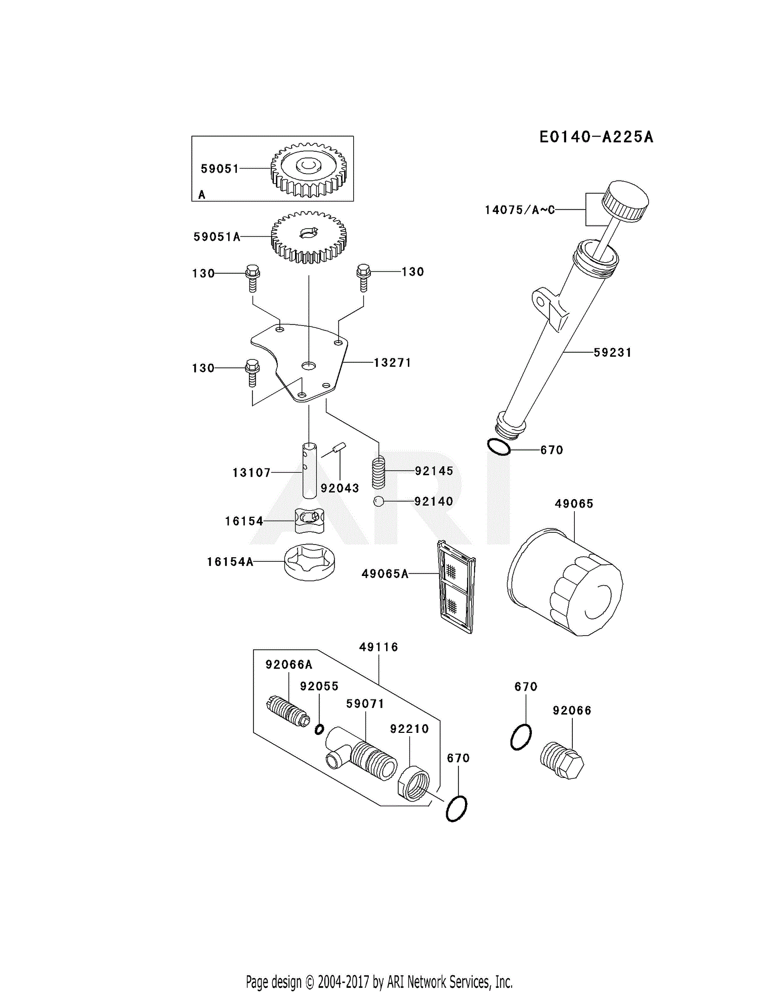 Kawasaki FH641V-AS15 4 Stroke Engine FH641V Parts Diagram for ...