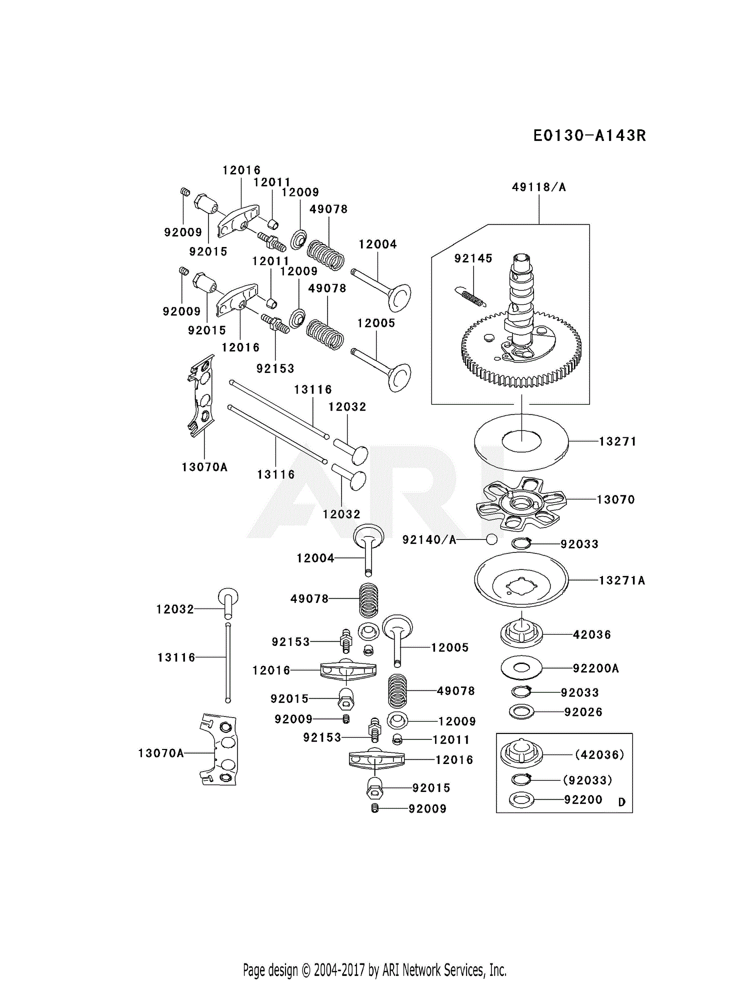 Kawasaki FH641V-DS23 4 Stroke Engine FH641V Parts Diagram for VALVE